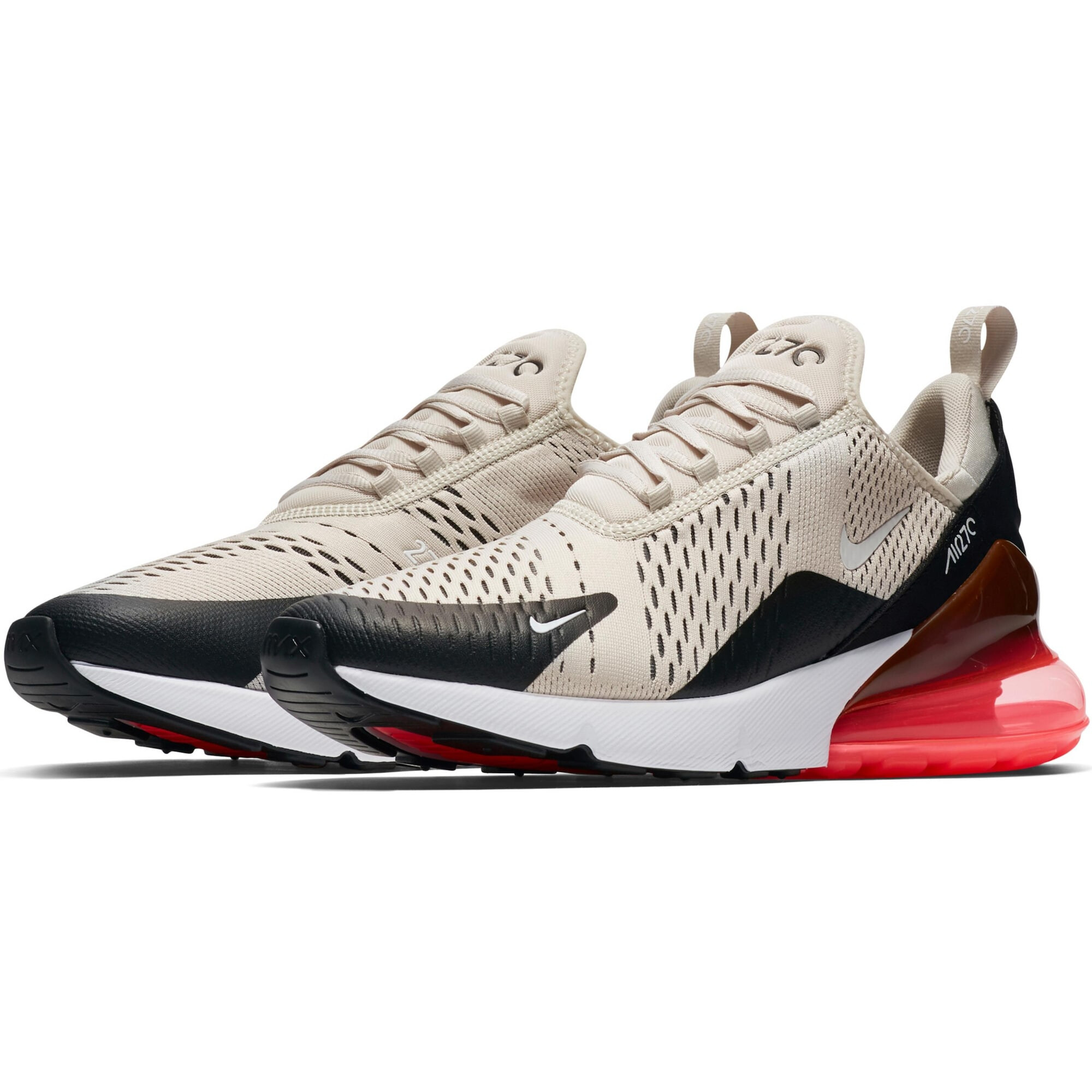 Nike Sportswear Sneaker low 'AIR MAX 270' alb kitt / negru / alb - Pled.ro