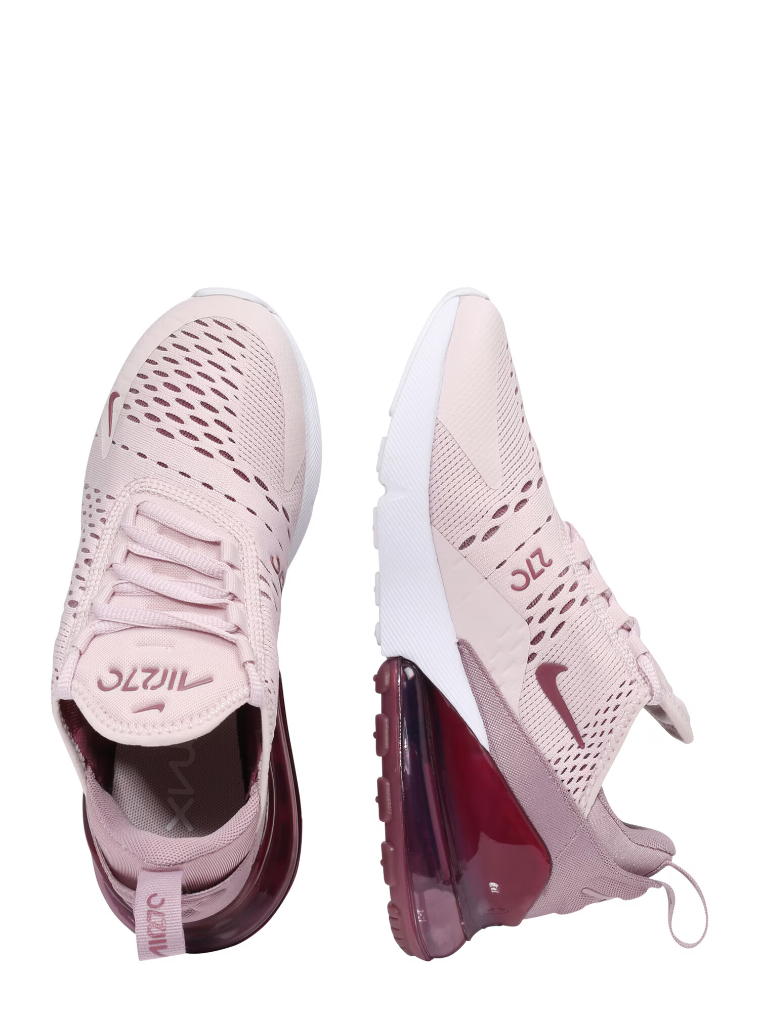 Nike Sportswear Sneaker low 'Air Max 270' roz / roșu cireș / alb - Pled.ro