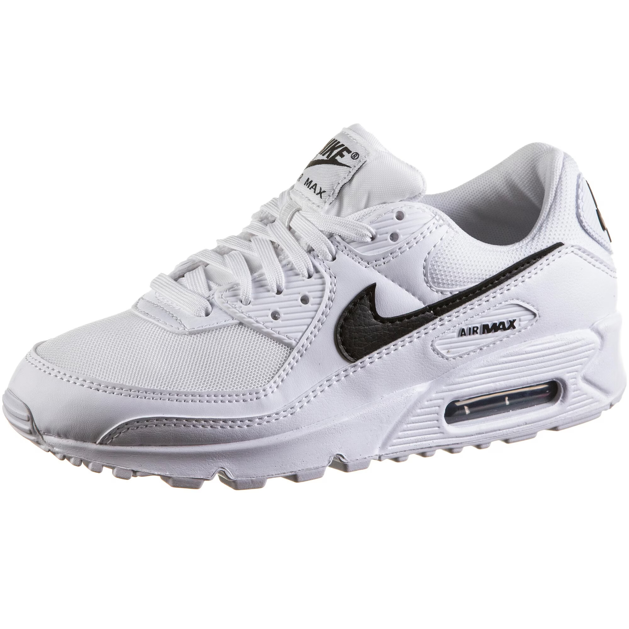 Nike Sportswear Sneaker low 'AIR MAX 90' negru / alb - Pled.ro