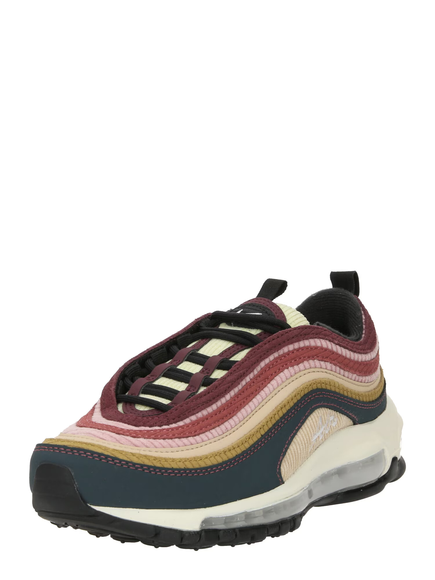 Nike Sportswear Sneaker low 'Air Max 97' culoarea pielii / galben curry / verde închis / roșu pastel - Pled.ro