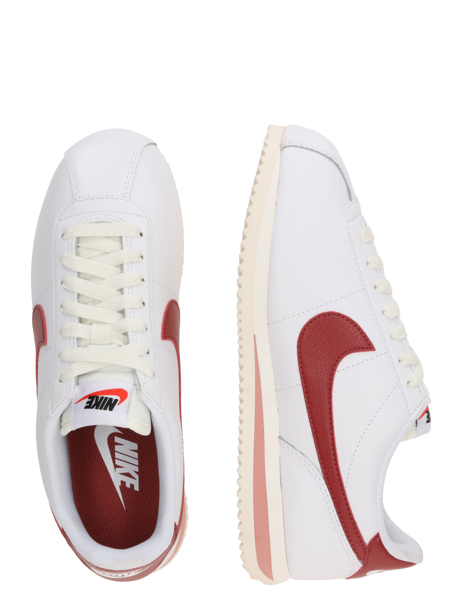 Nike Sportswear Sneaker low 'Cortez' portocaliu / roşu închis / negru / alb - Pled.ro