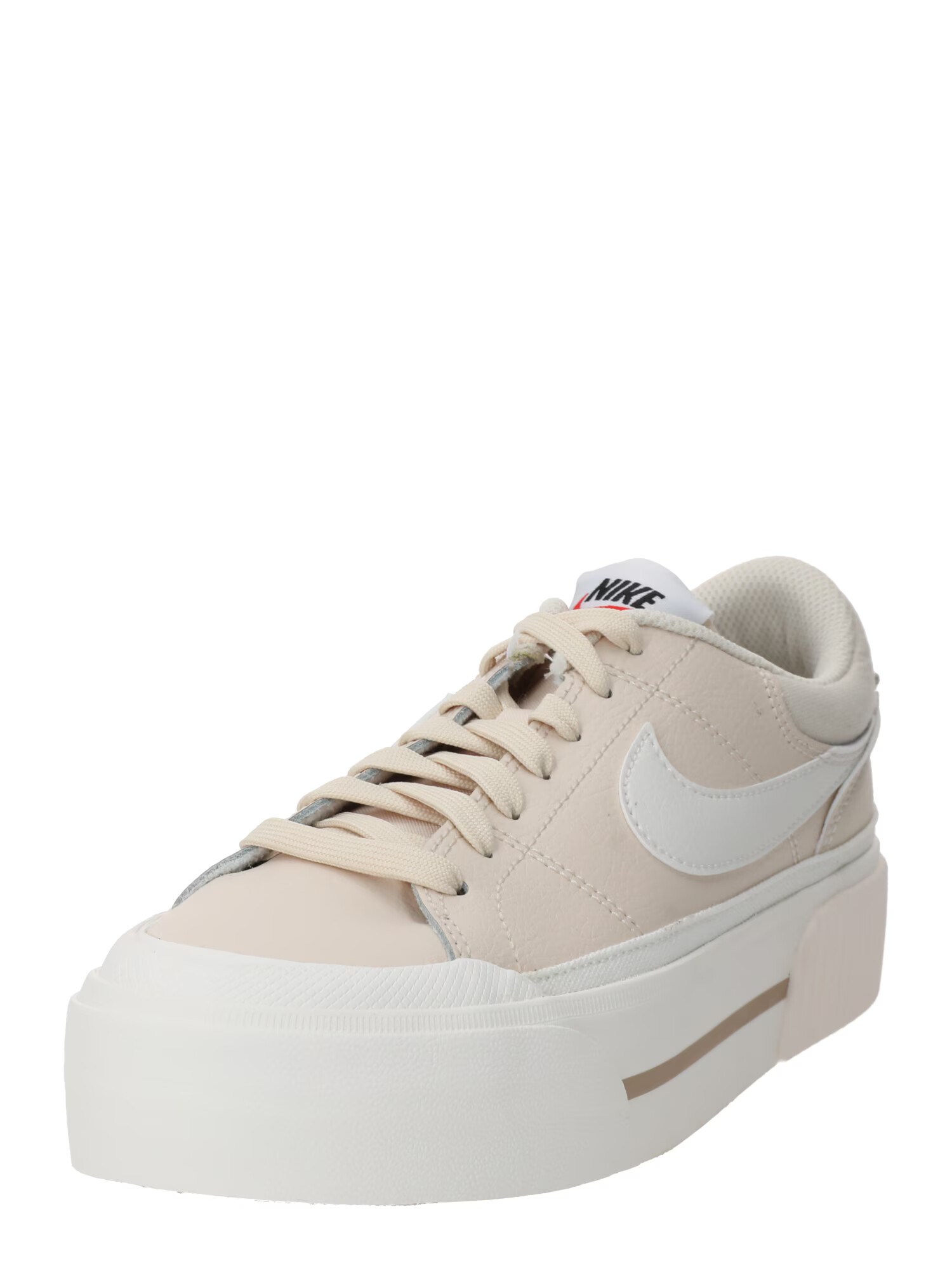 Nike Sportswear Sneaker low 'Court Legacy Lift' bej / alb - Pled.ro