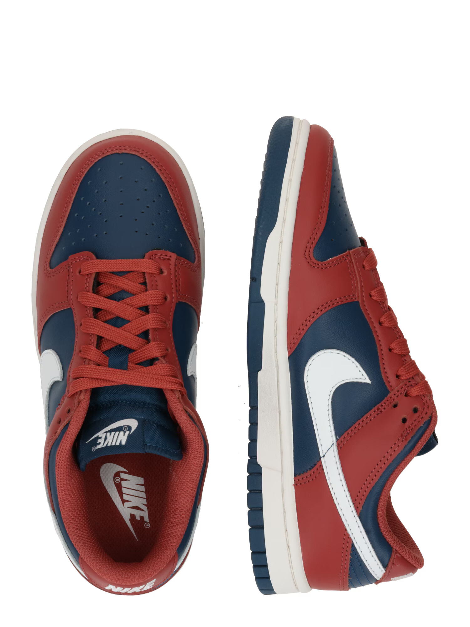 Nike Sportswear Sneaker low 'DUNK LOW' albastru / roșu - Pled.ro