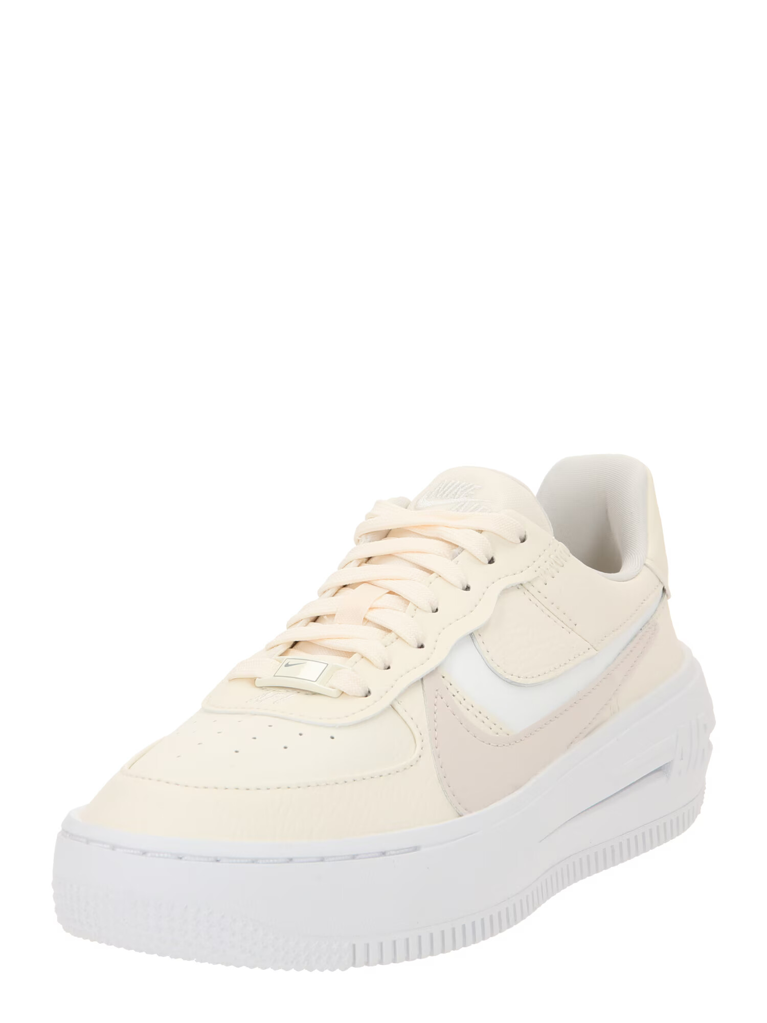 Nike Sportswear Sneaker low 'AF1 PLT.AF.ORM' fildeş / bej închis / alb - Pled.ro