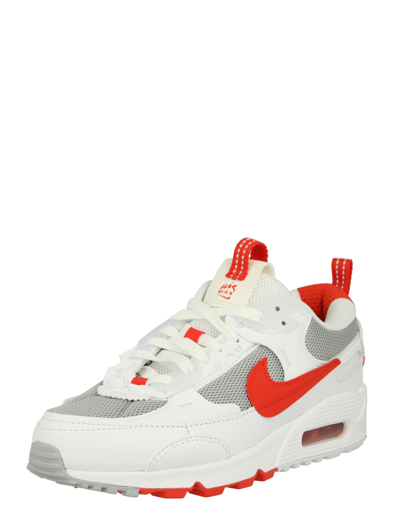 Nike Sportswear Sneaker low 'AIR MAX 90 FUTURA' gri / roșu / alb - Pled.ro