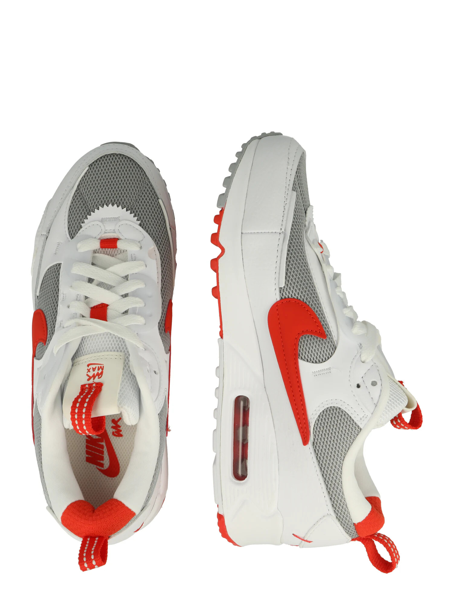 Nike Sportswear Sneaker low 'AIR MAX 90 FUTURA' gri / roșu / alb - Pled.ro