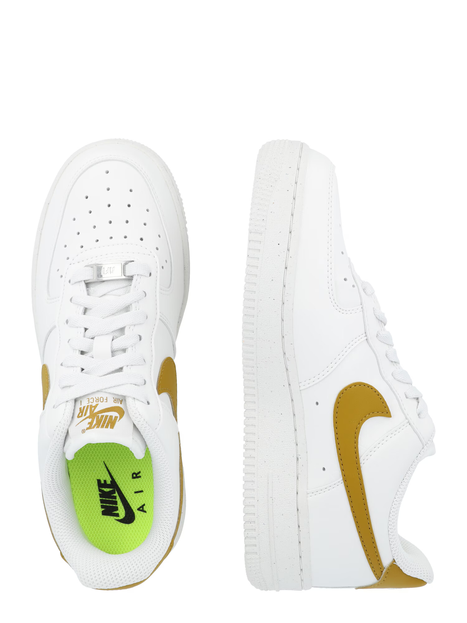 Nike Sportswear Sneaker low 'AIR FORCE 1 07 NN' galben muștar / alb - Pled.ro