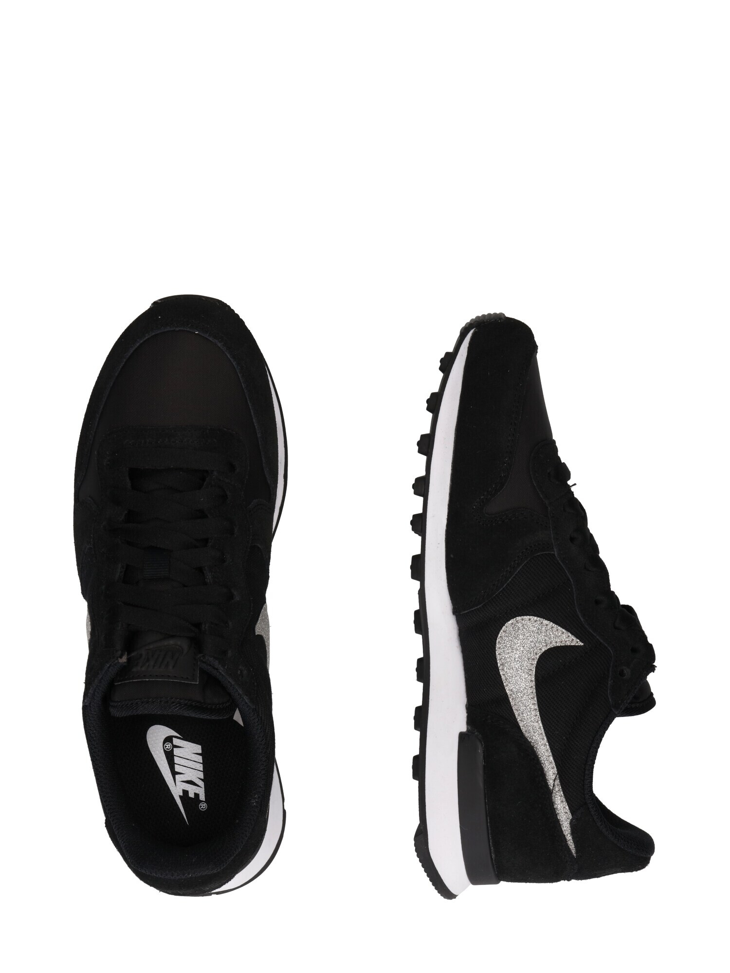 Nike Sportswear Sneaker low 'Internationalist' negru / argintiu - Pled.ro