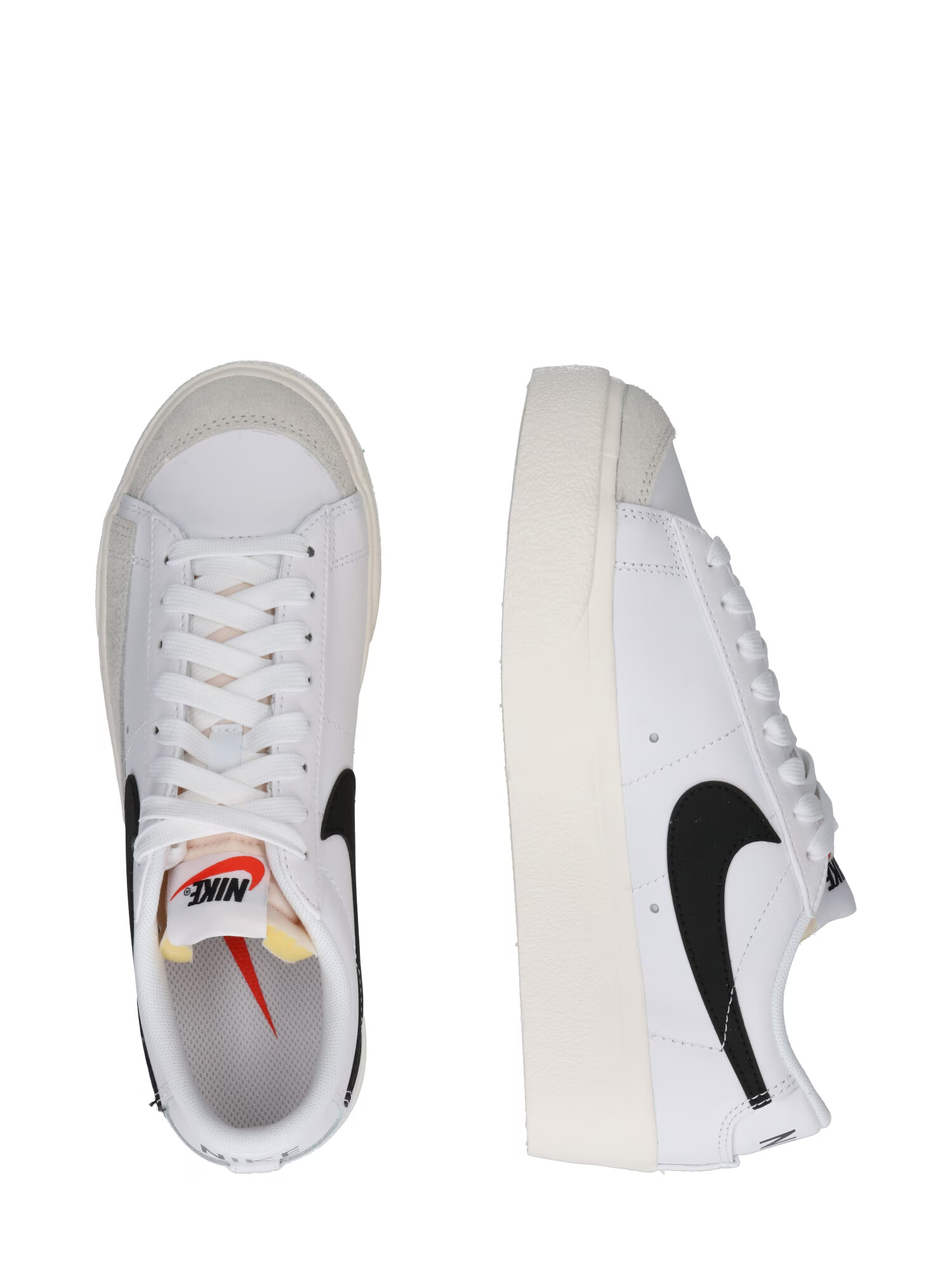 Nike Sportswear Sneaker low 'Blazer' gri deschis / negru / alb - Pled.ro