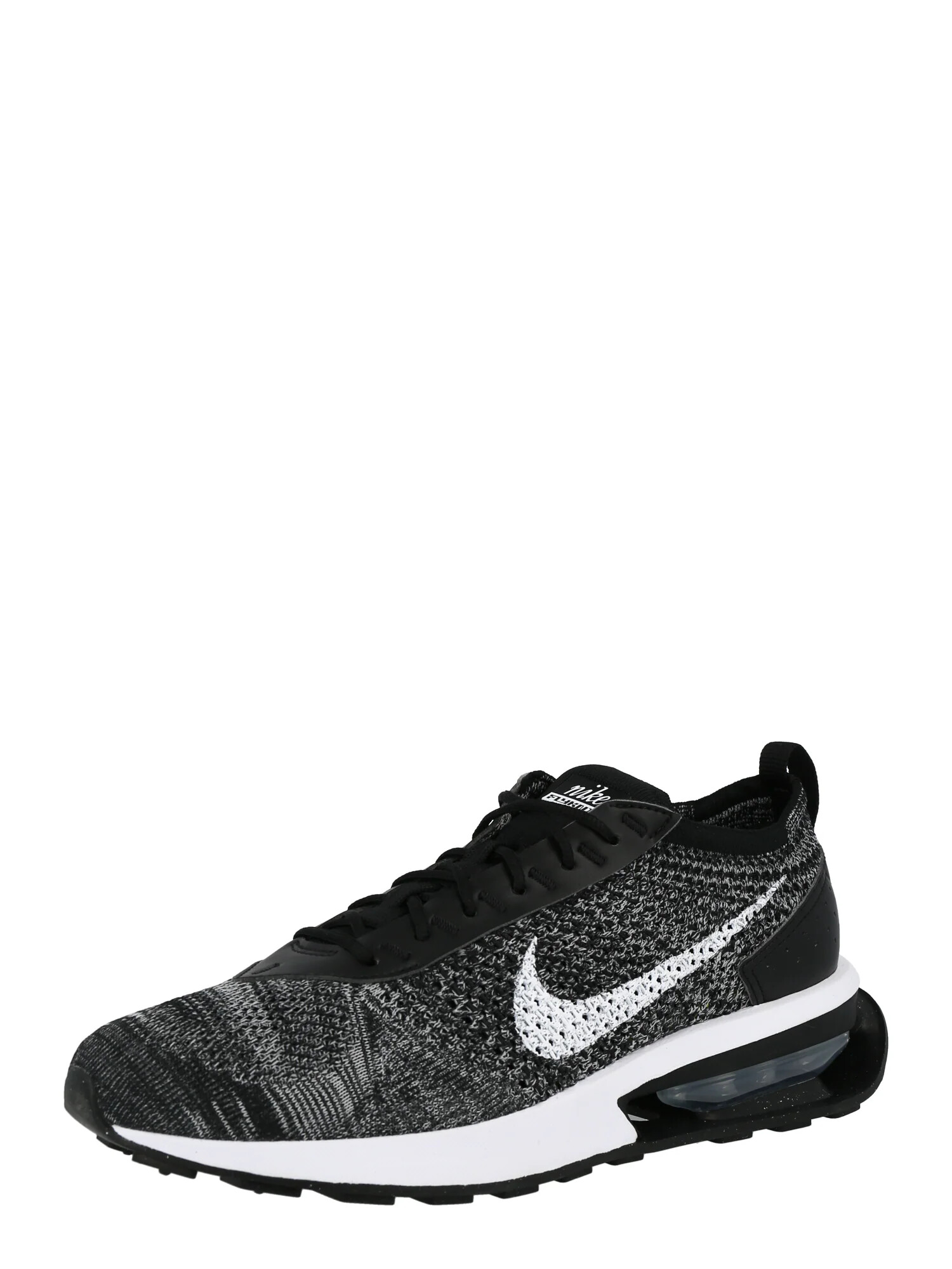 Nike Sportswear Sneaker low 'AIR MAX FLYKNIT RACER' negru / alb - Pled.ro