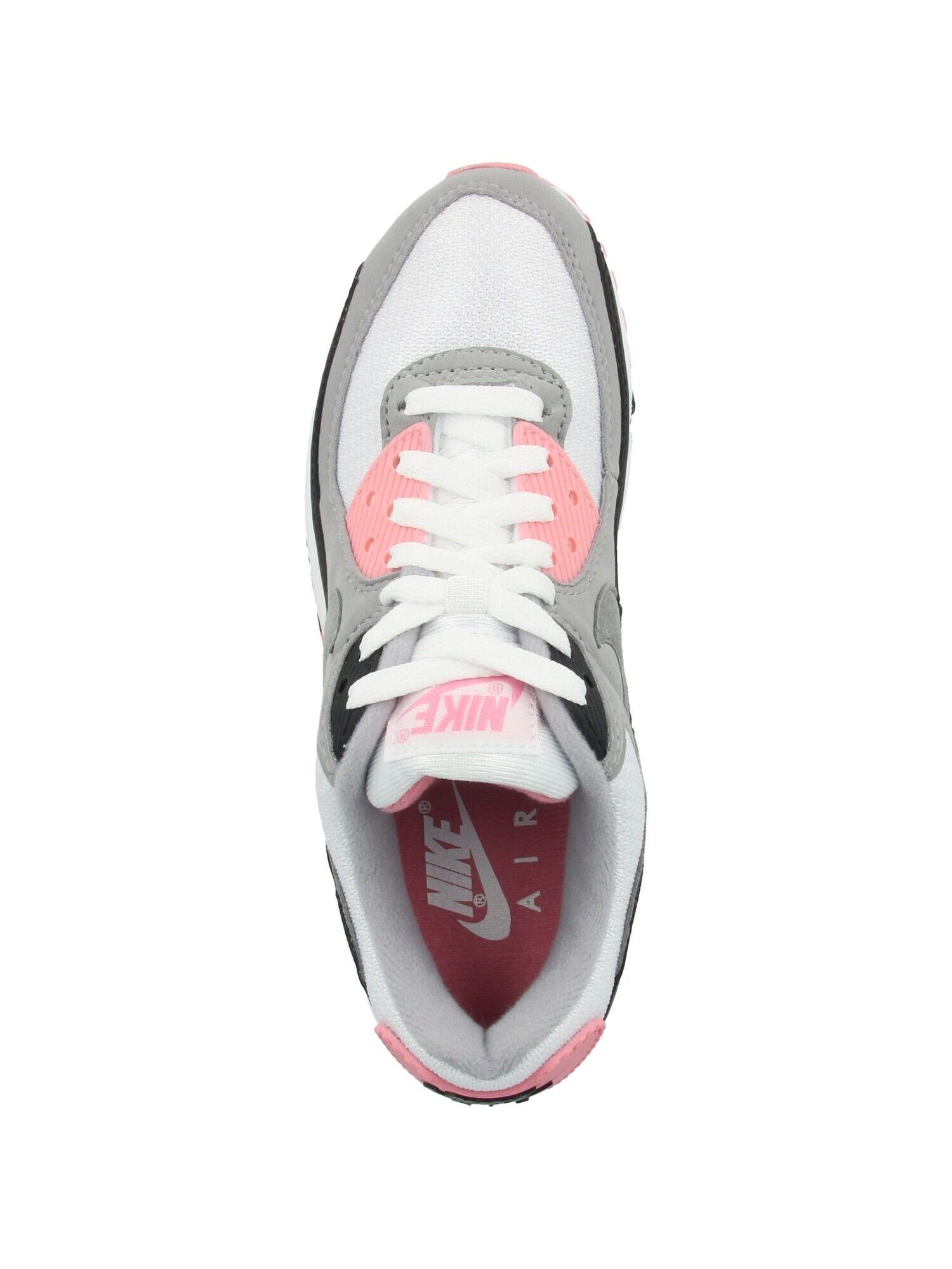 Nike Sportswear Sneaker low 'Nike Air Max 90' gri / roz / alb - Pled.ro