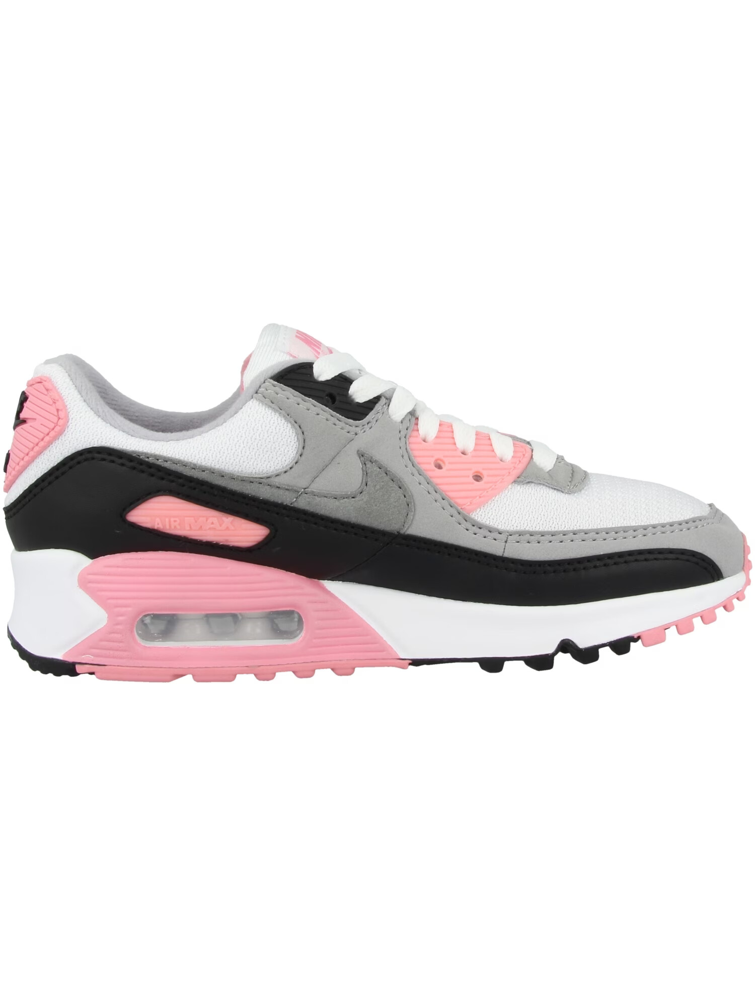 Nike Sportswear Sneaker low 'Nike Air Max 90' gri / roz / alb - Pled.ro