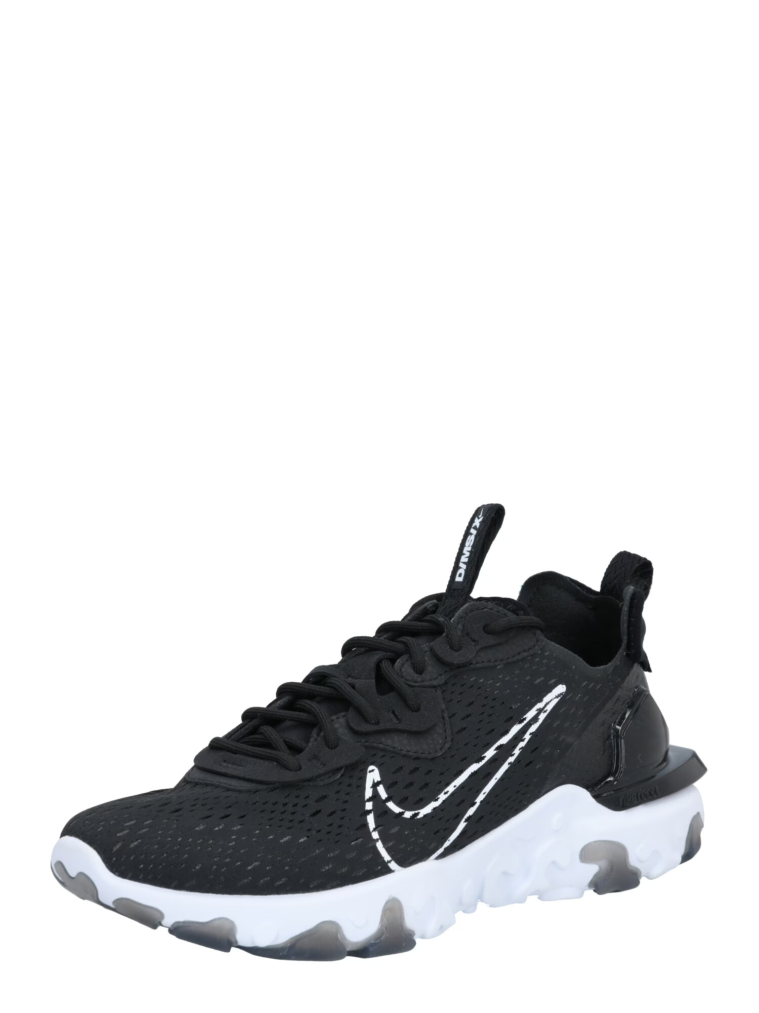 Nike Sportswear Sneaker low 'REACT VISION' negru / alb - Pled.ro