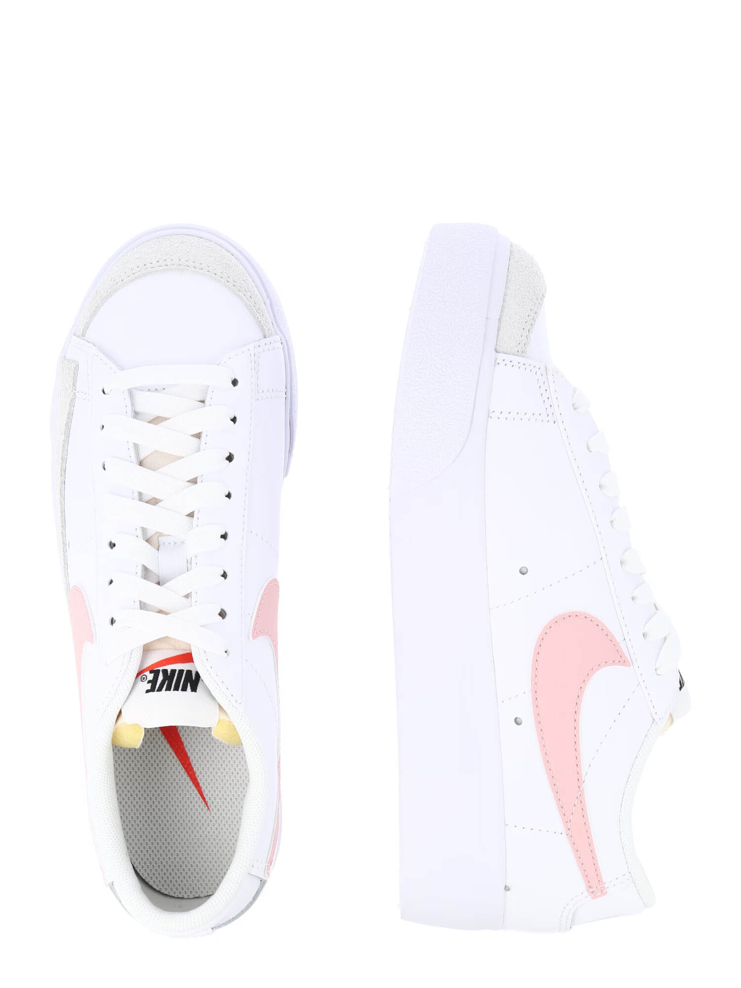 Nike Sportswear Sneaker low roz / alb - Pled.ro