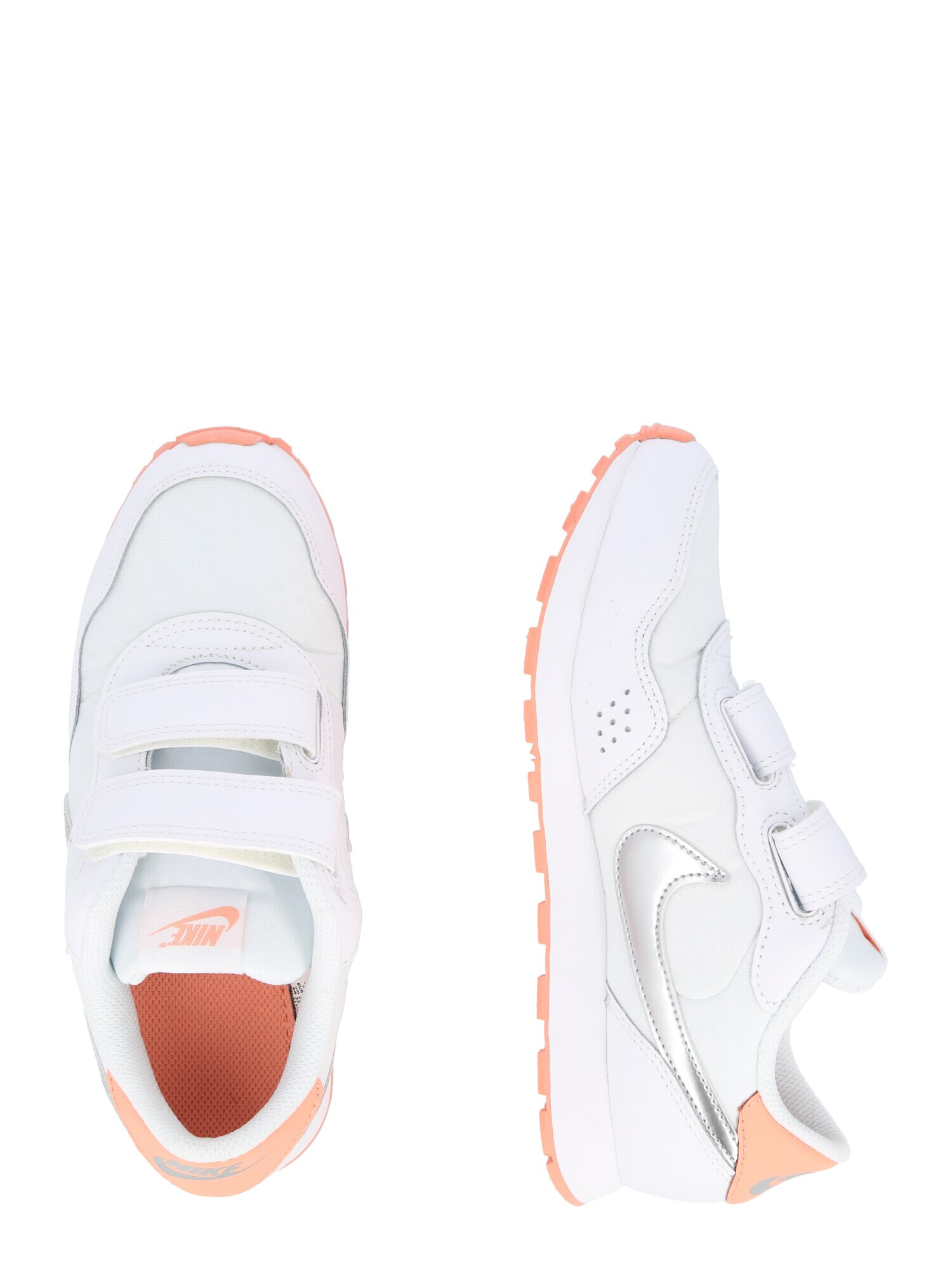 Nike Sportswear Sneaker 'Valiant' gri / portocaliu somon / alb - Pled.ro