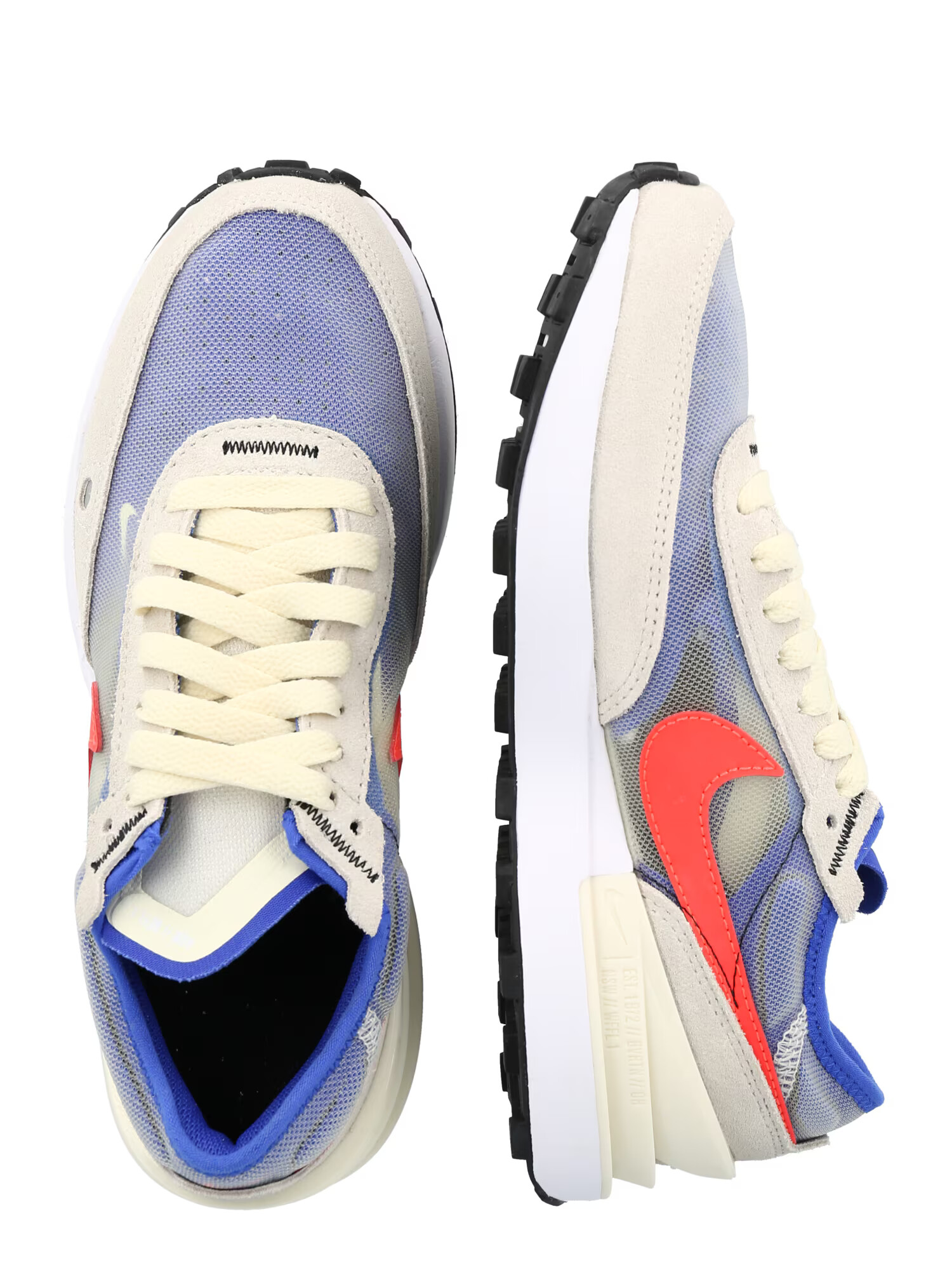 Nike Sportswear Sneaker 'Waffle One' albastru / portocaliu / alb - Pled.ro