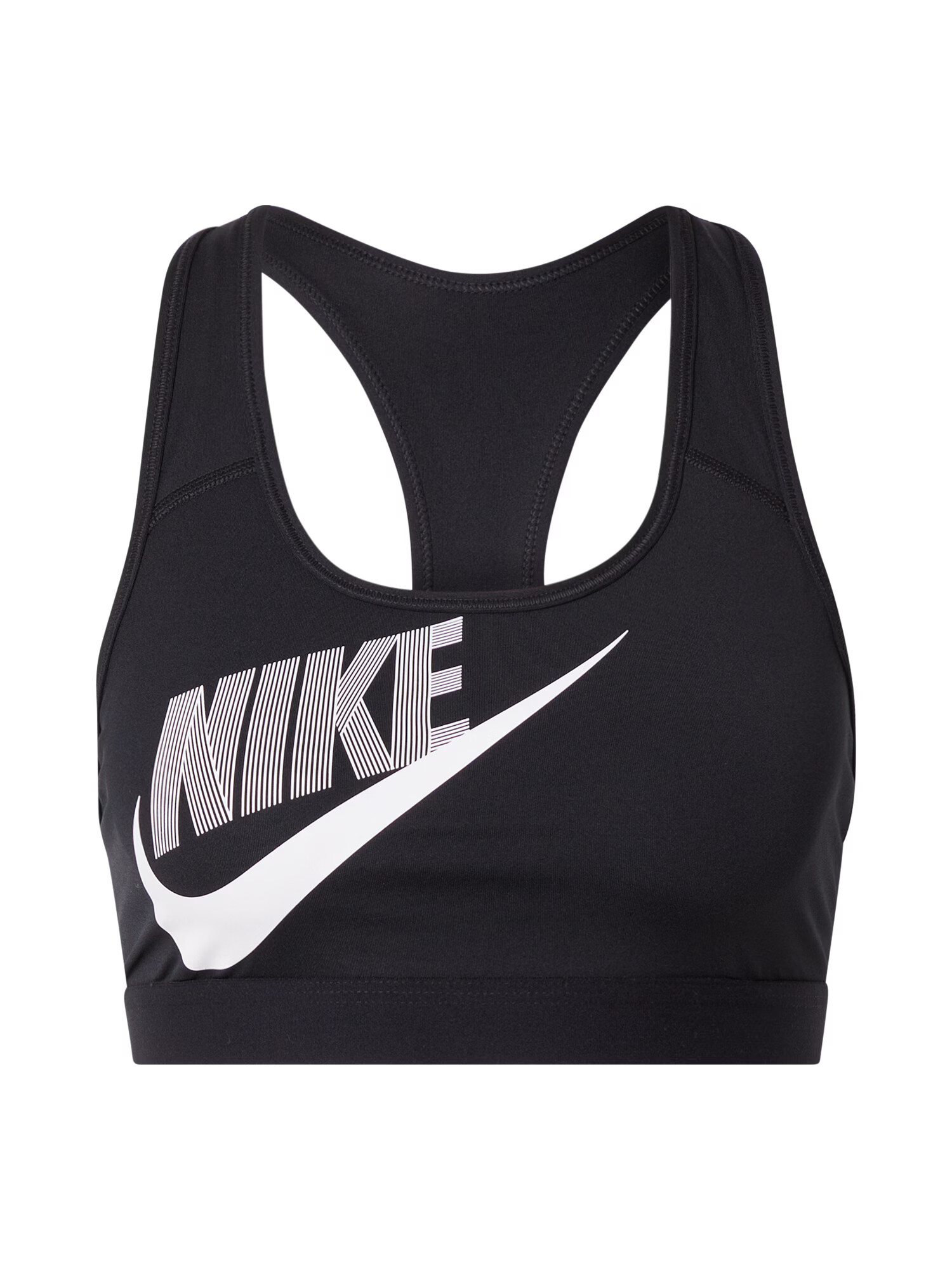 Nike Sportswear Sutien negru / alb - Pled.ro