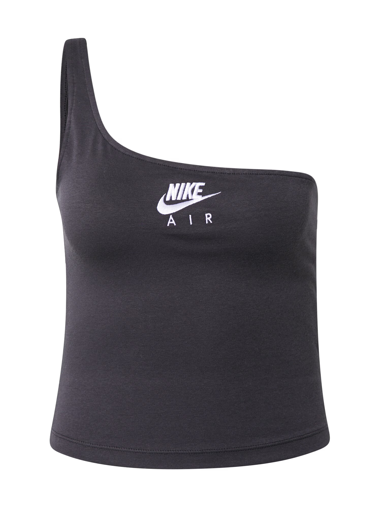 Nike Sportswear Top gri închis / alb - Pled.ro