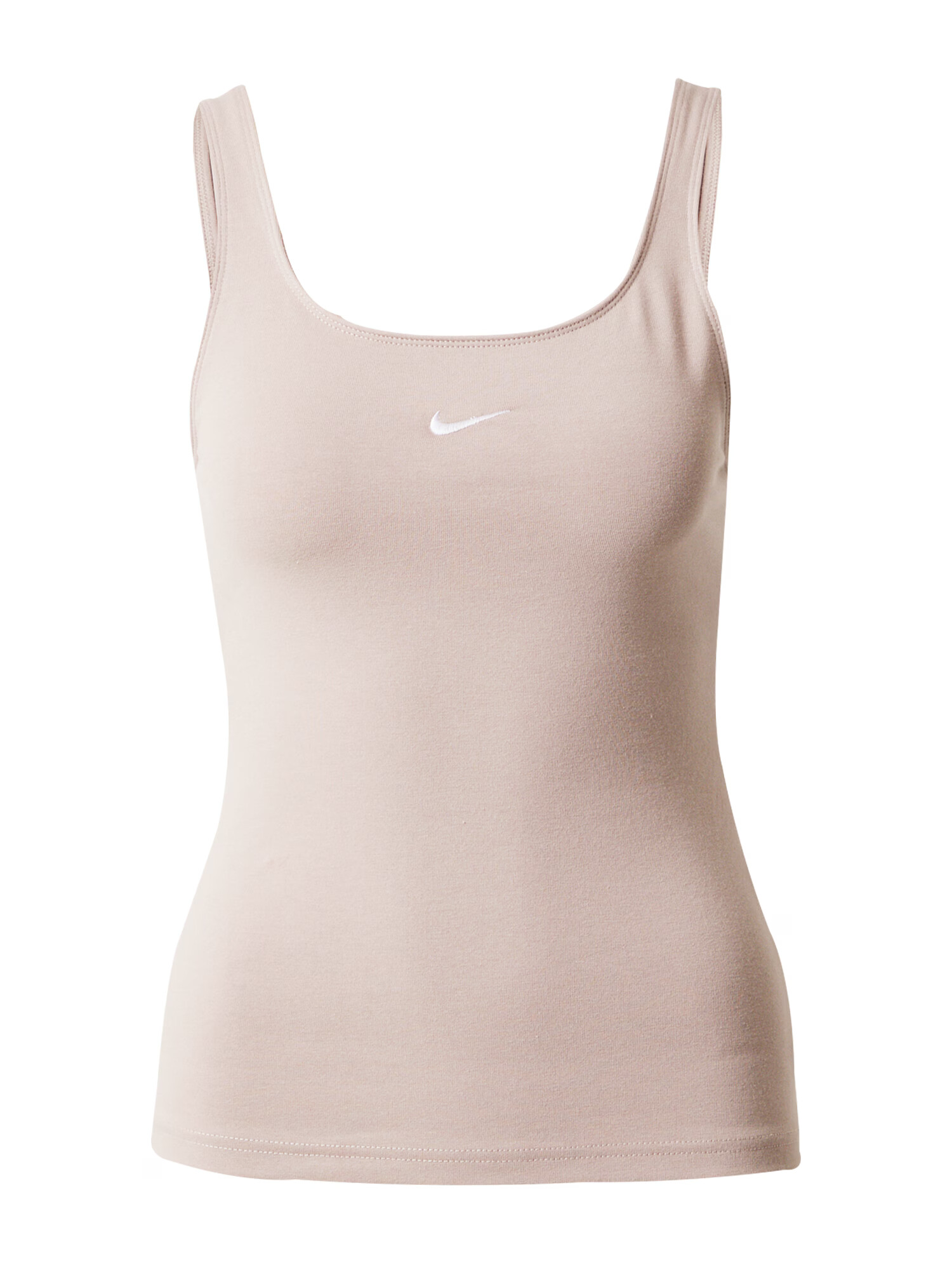 Nike Sportswear Top gri taupe / alb - Pled.ro