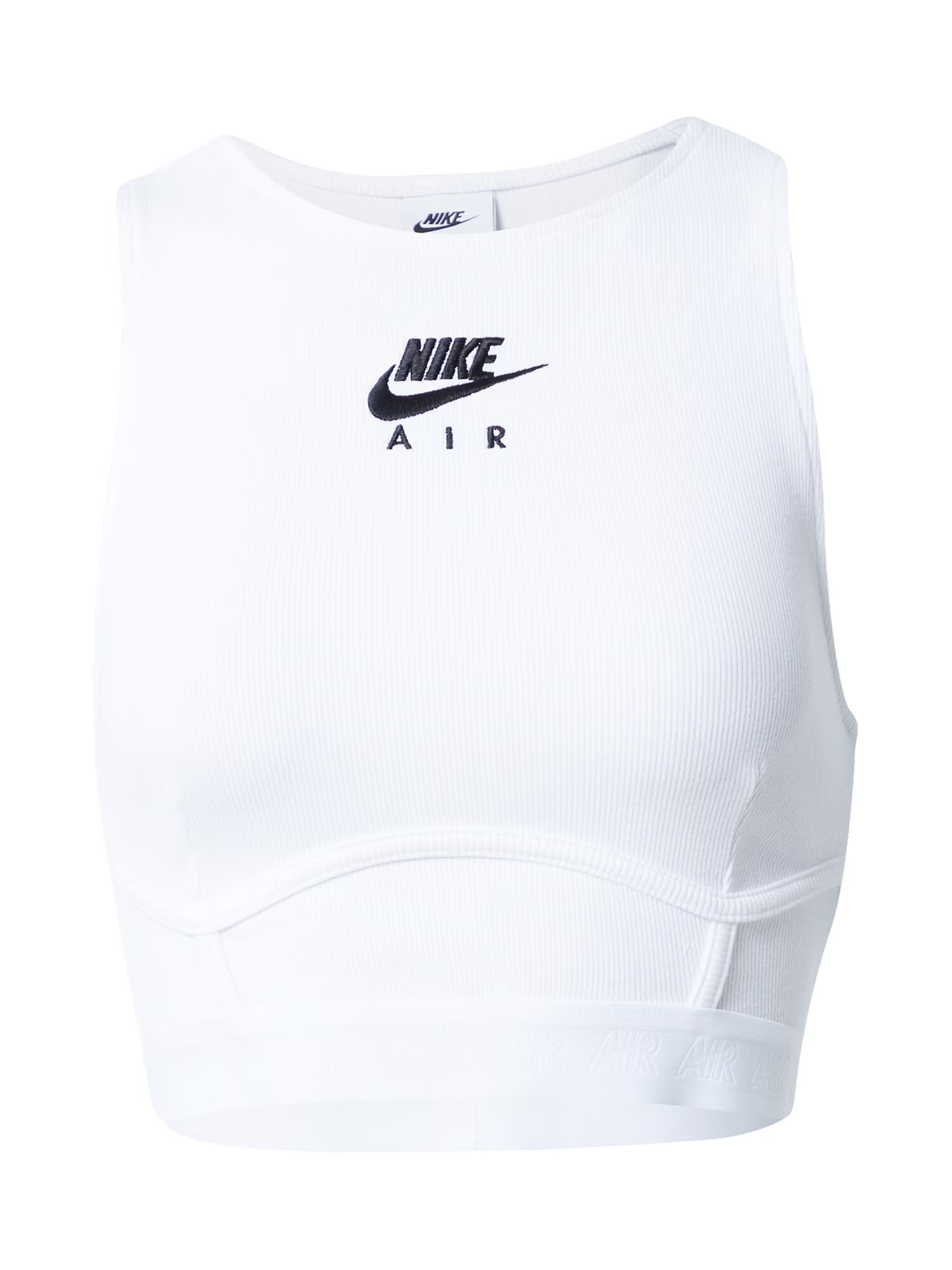 Nike Sportswear Top negru / alb - Pled.ro