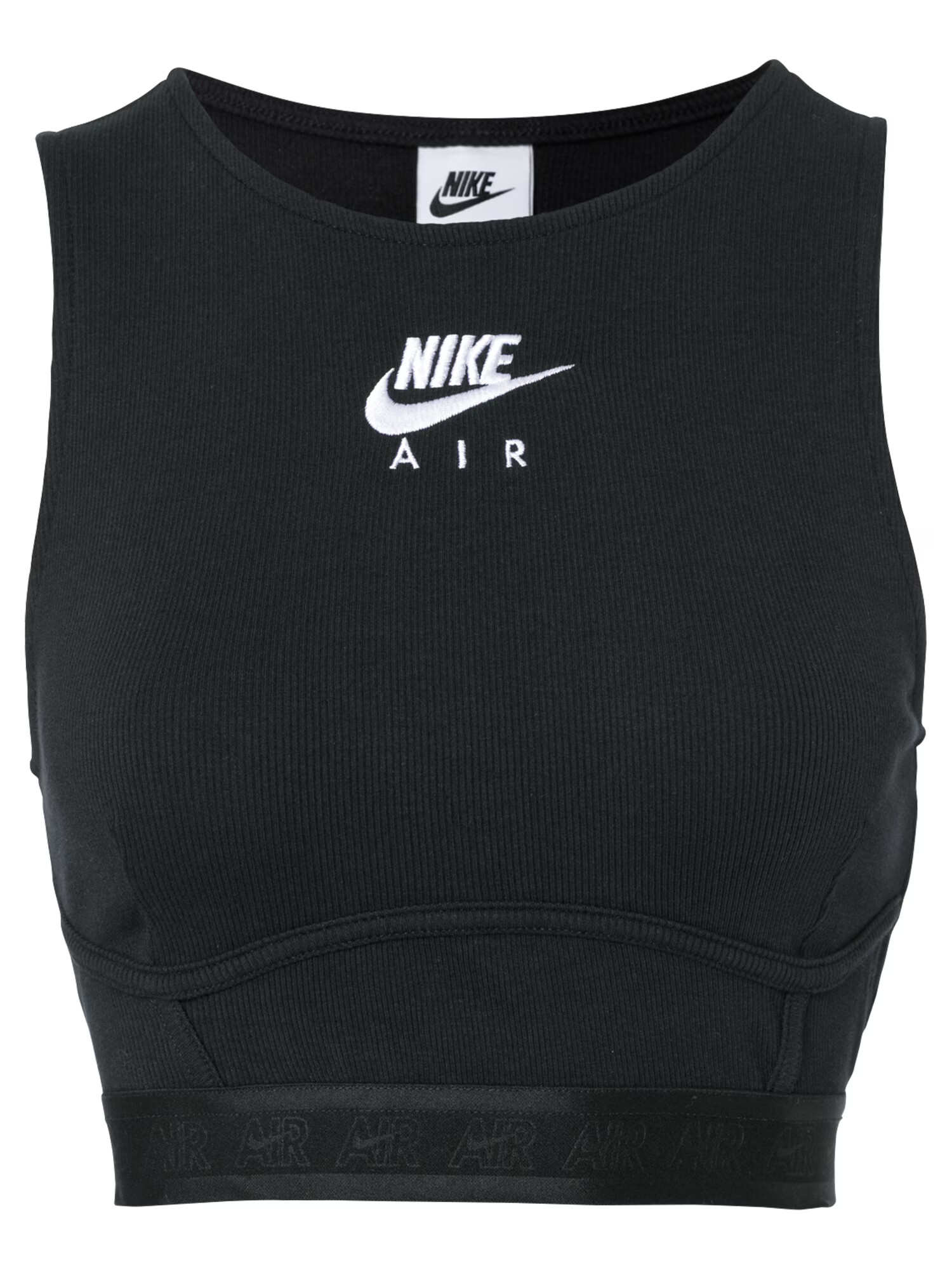 Nike Sportswear Top negru / alb - Pled.ro