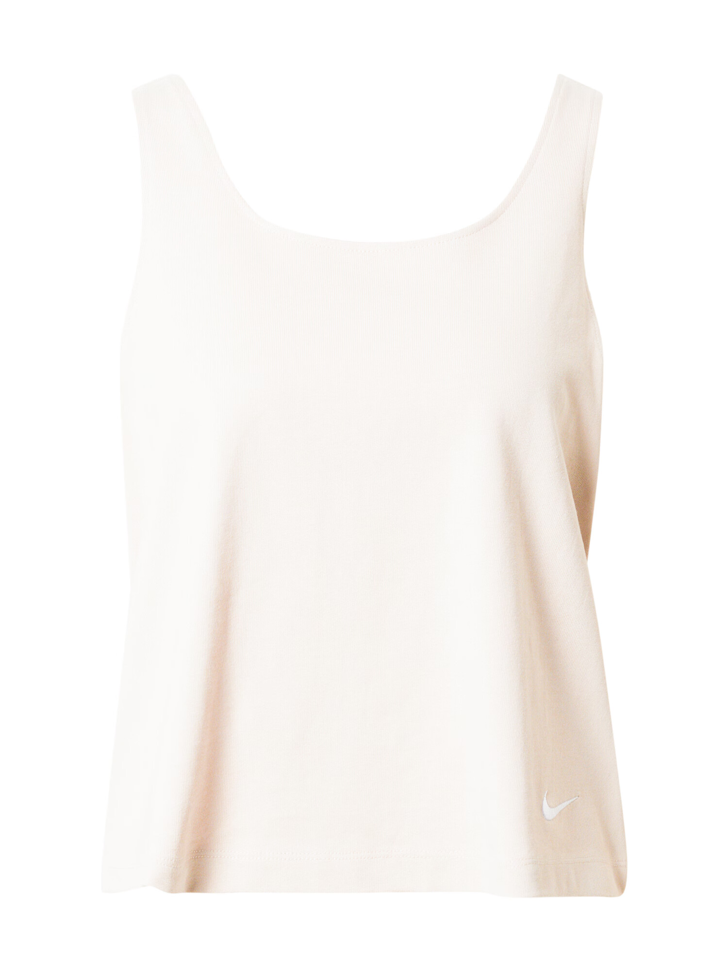 Nike Sportswear Top nisipiu / alb - Pled.ro