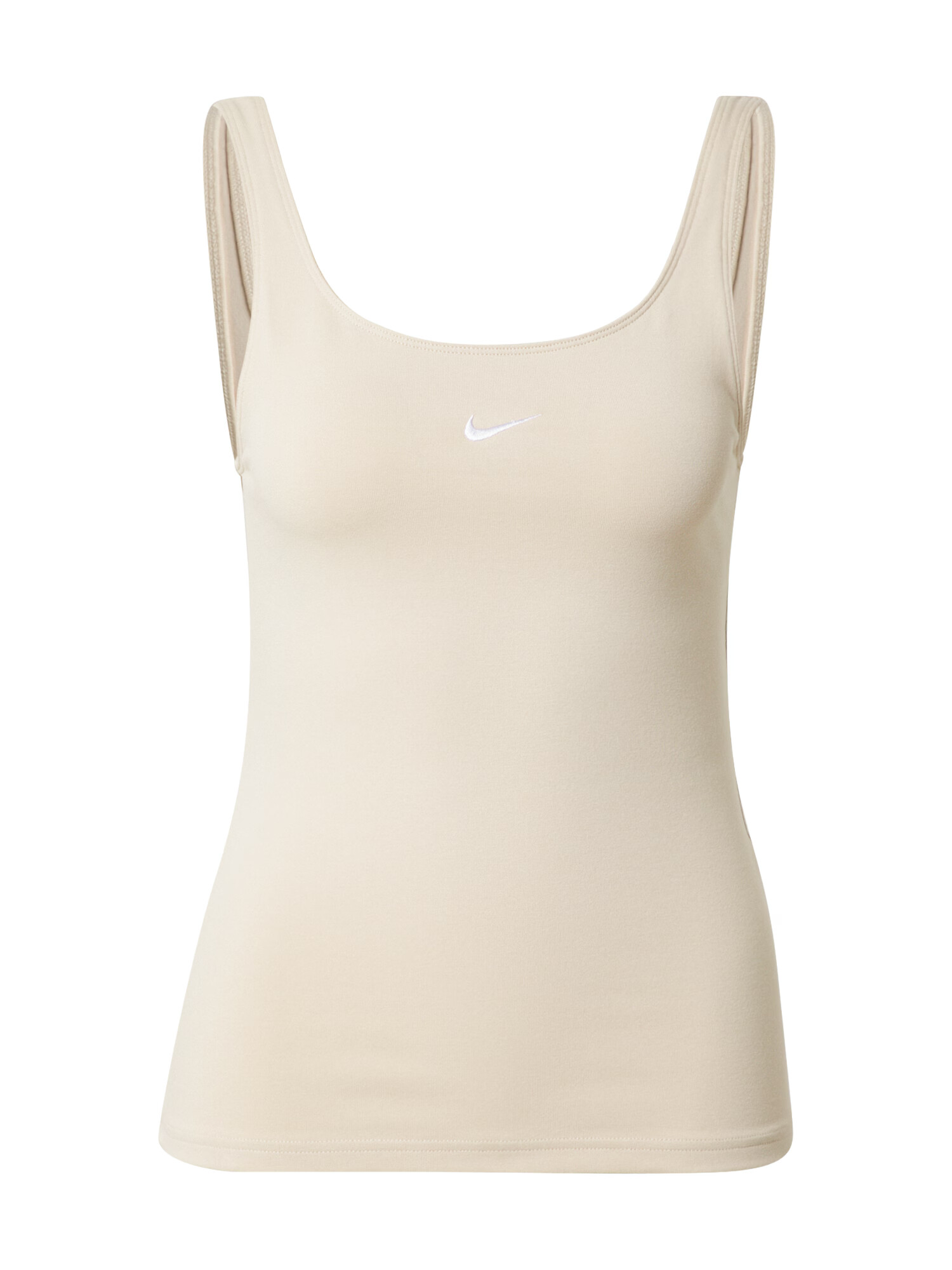 Nike Sportswear Top nisipiu / alb - Pled.ro