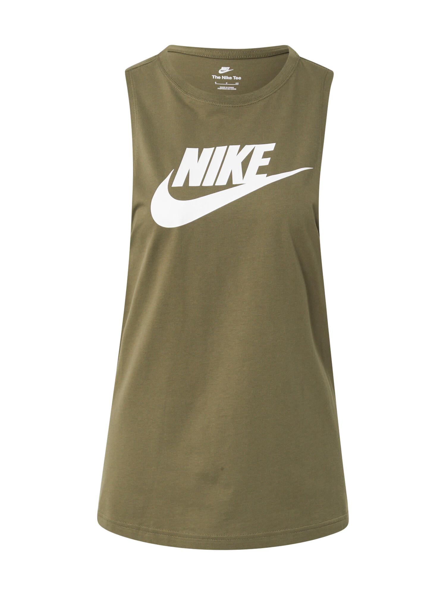 Nike Sportswear Top oliv / alb - Pled.ro