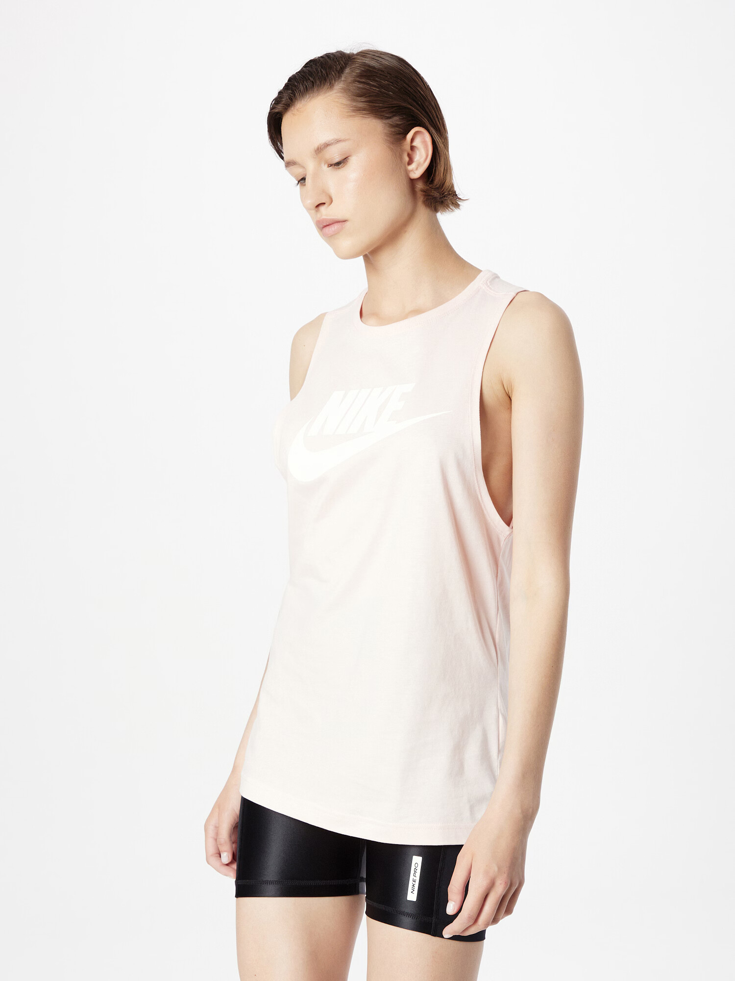 Nike Sportswear Top roz pastel / alb - Pled.ro