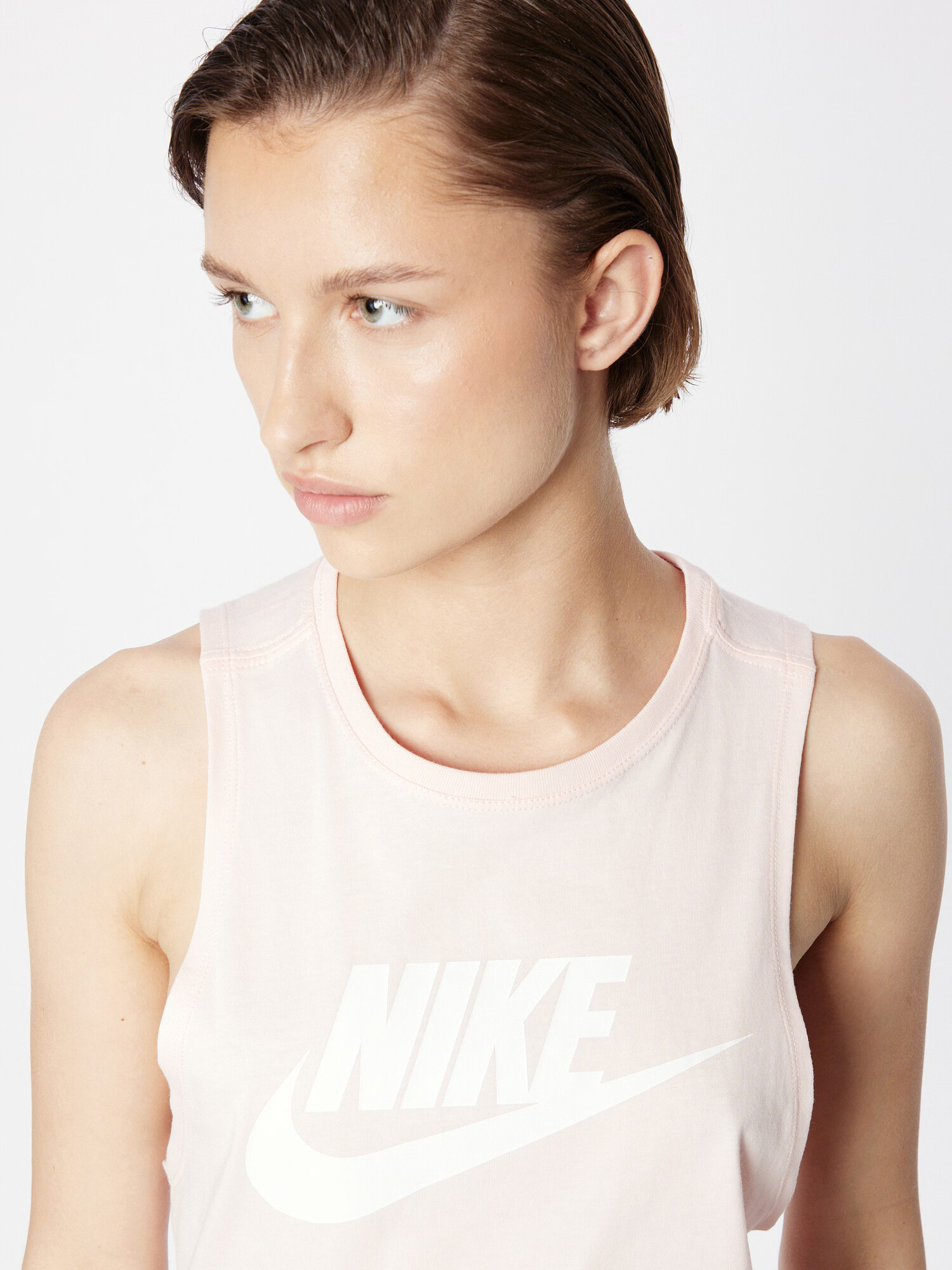 Nike Sportswear Top roz pastel / alb - Pled.ro