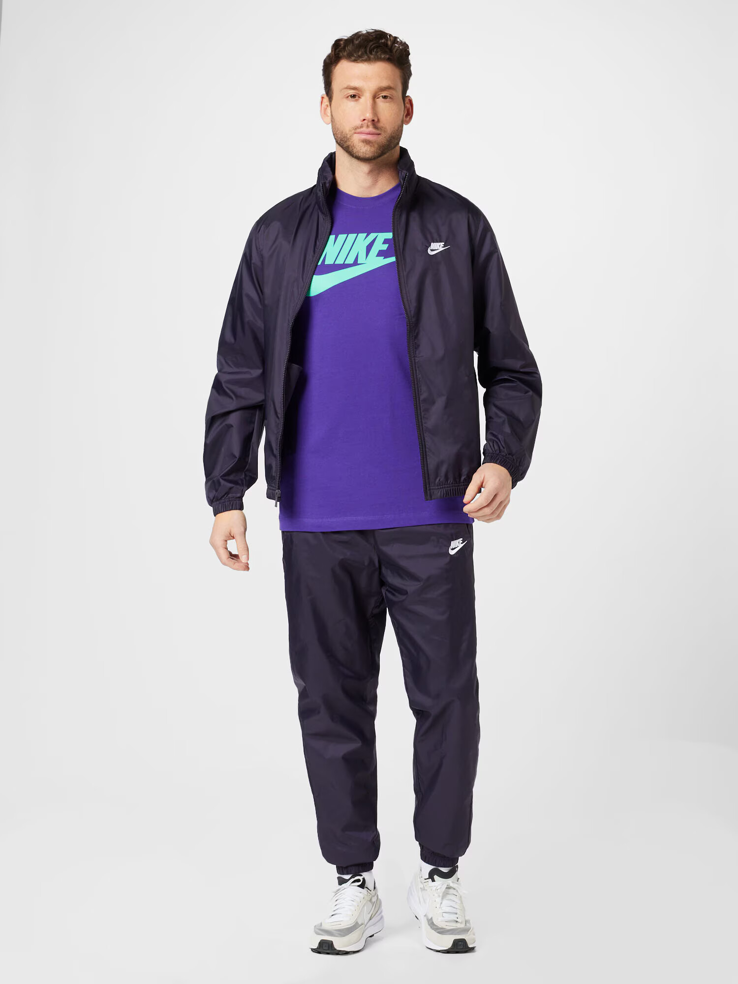 Nike Sportswear Trening mov prună / alb - Pled.ro