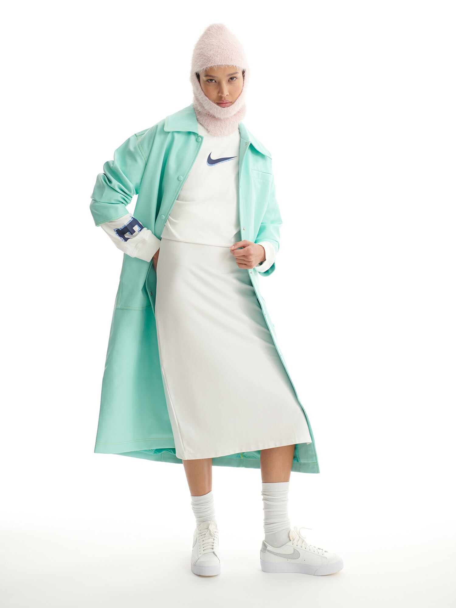 Nike Sportswear Tricou albastru / bleumarin / alb - Pled.ro