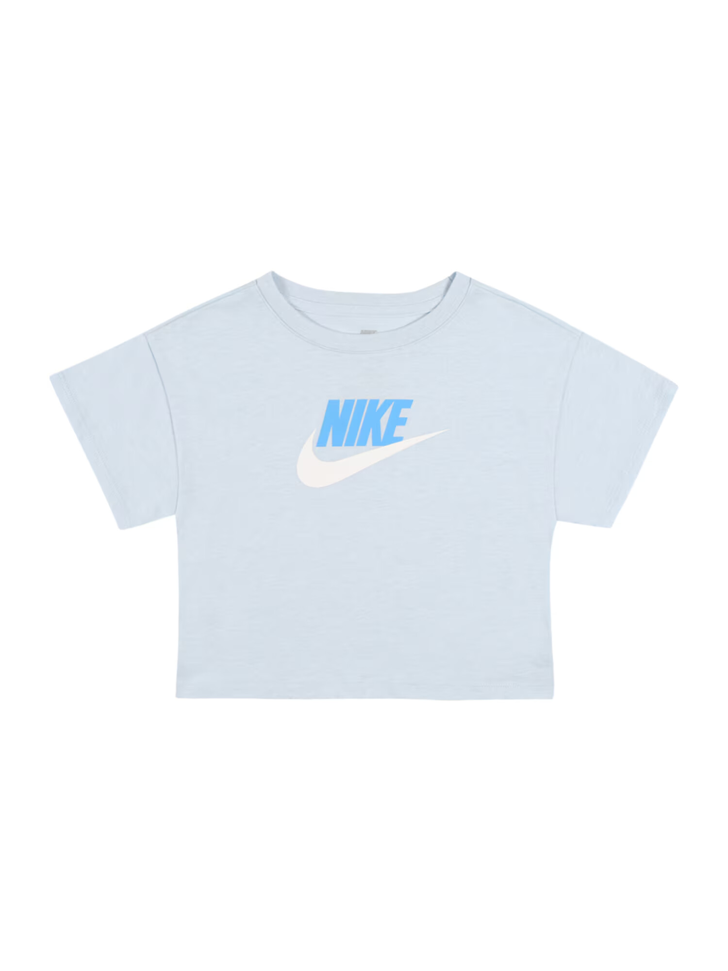 Nike Sportswear Tricou albastru / gri deschis / alb - Pled.ro