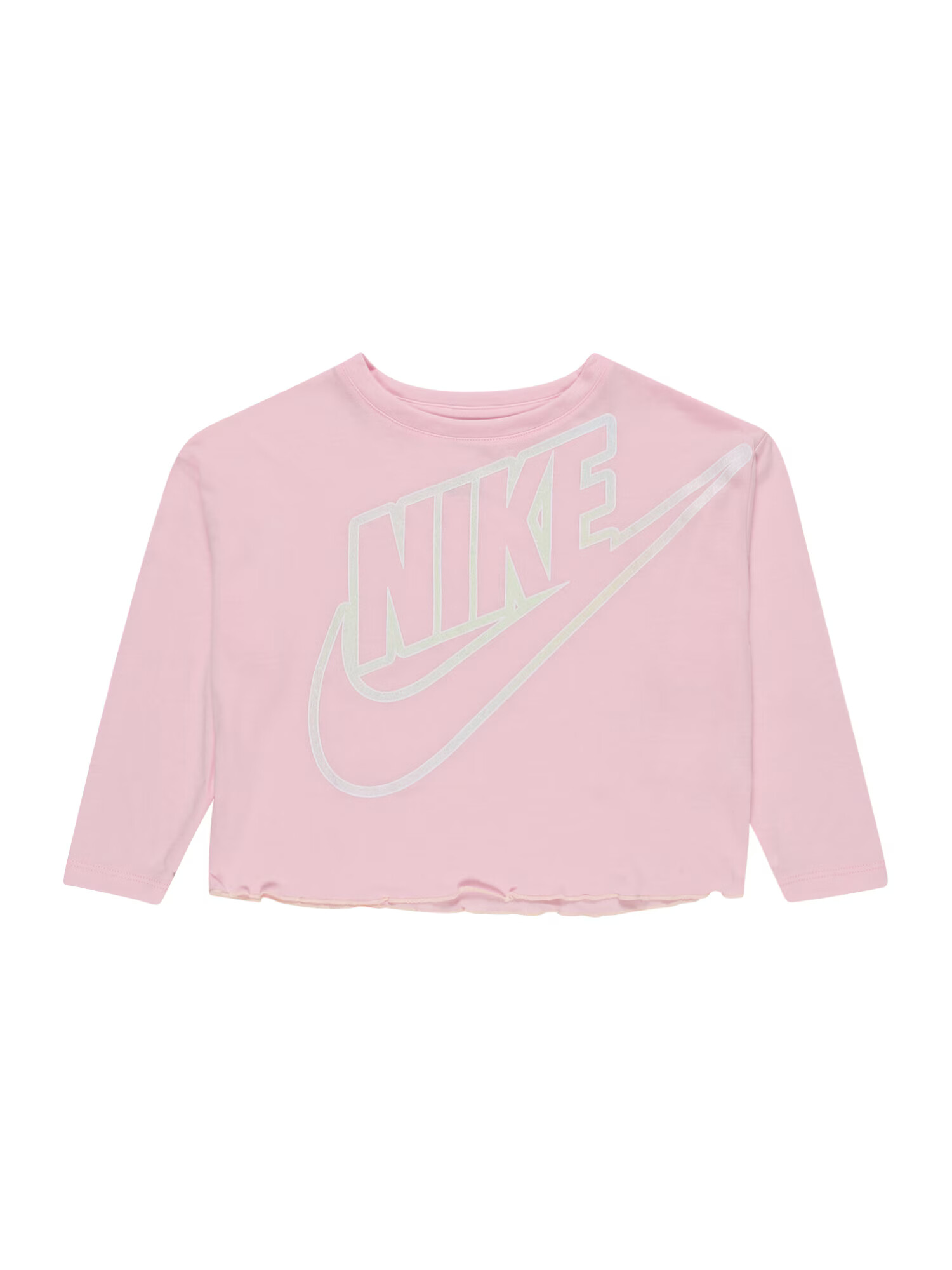 Nike Sportswear Tricou 'AURA' gri argintiu / roz - Pled.ro