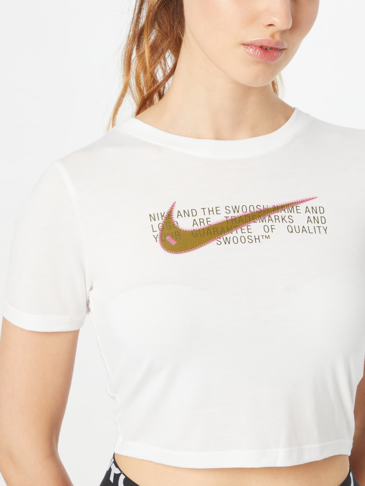 Nike Sportswear Tricou auriu / alb - Pled.ro