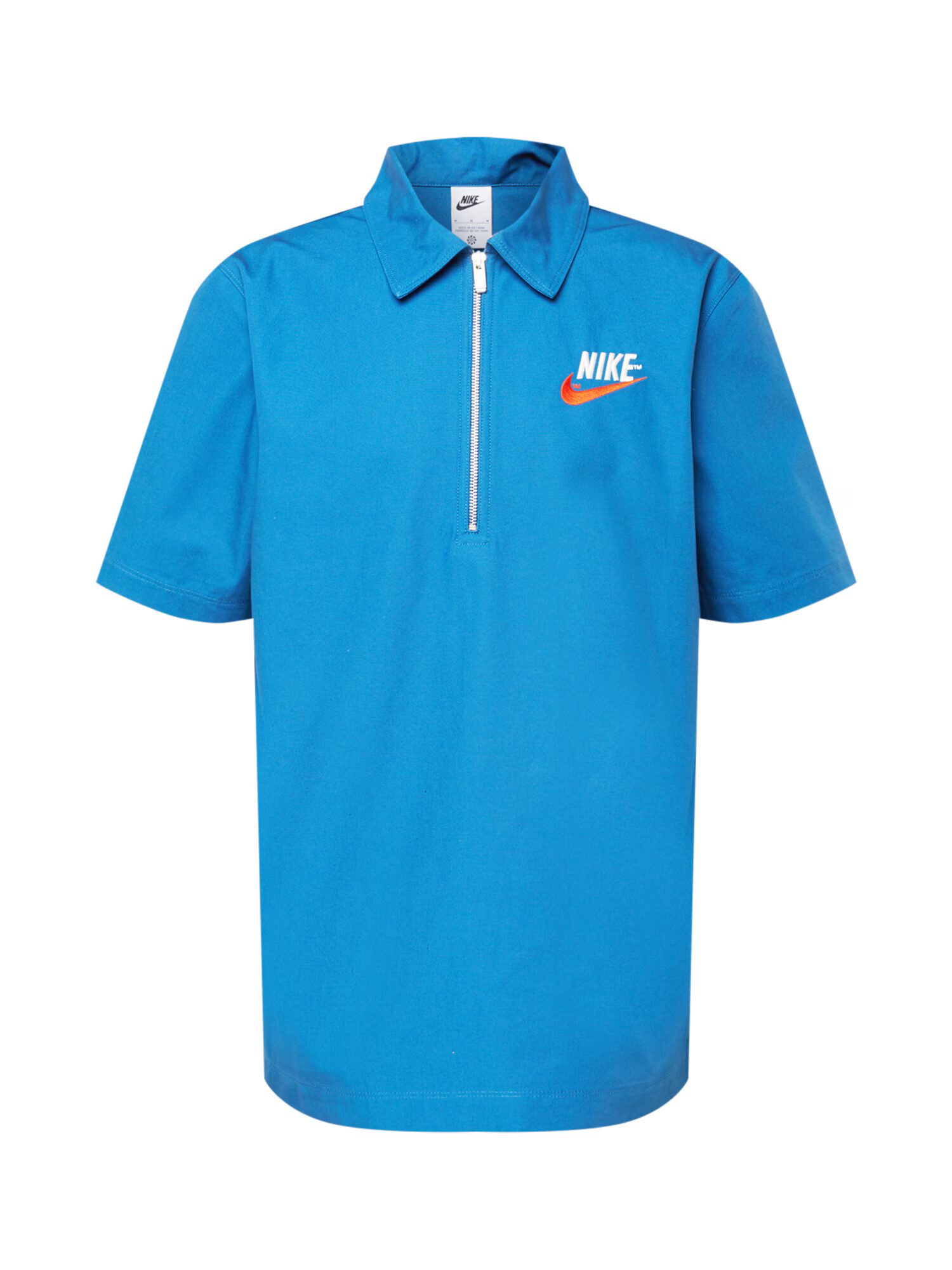 Nike Sportswear Tricou azur / roșu deschis / alb - Pled.ro