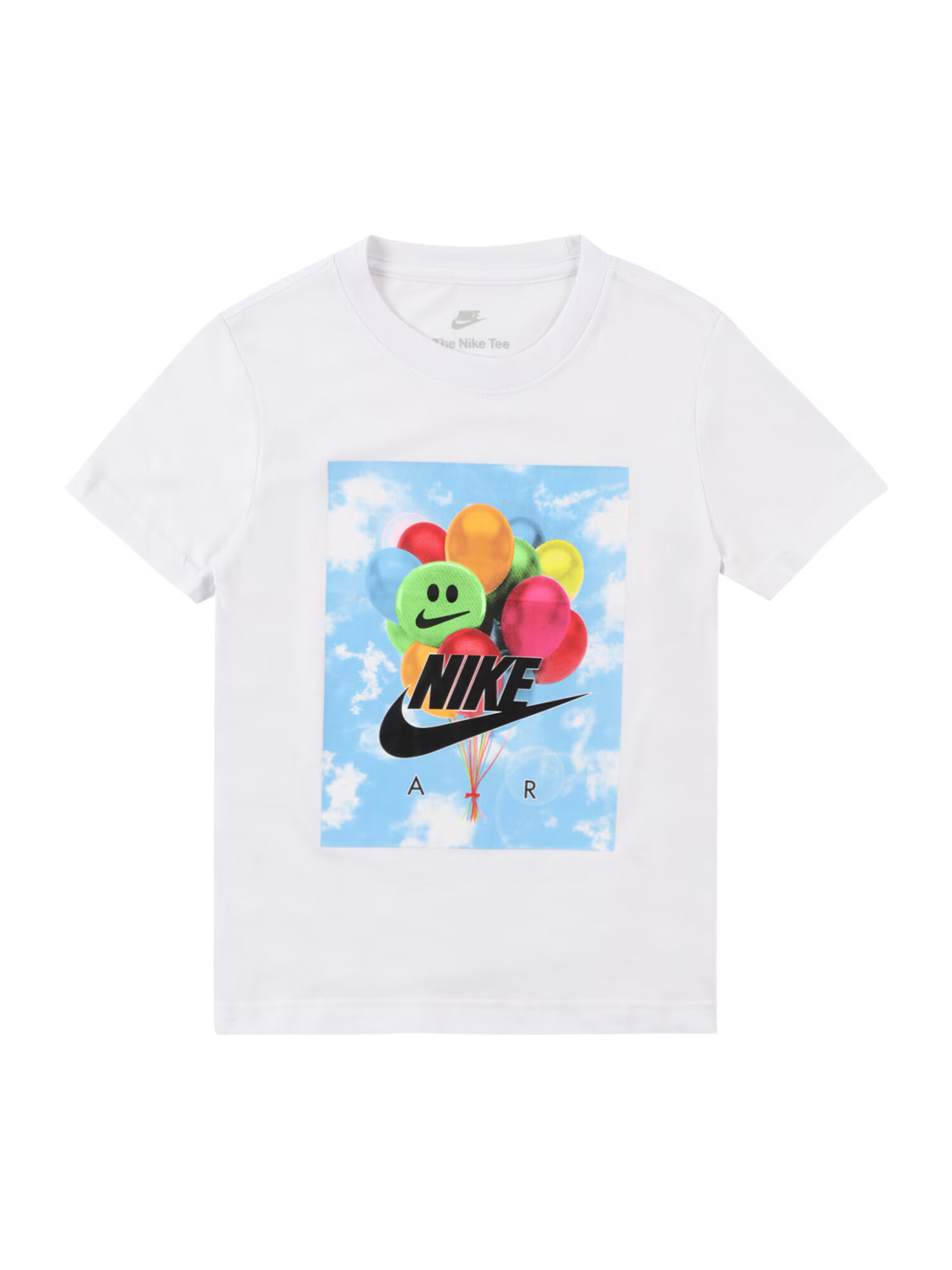 Nike Sportswear Tricou azuriu / verde deschis / negru / alb - Pled.ro