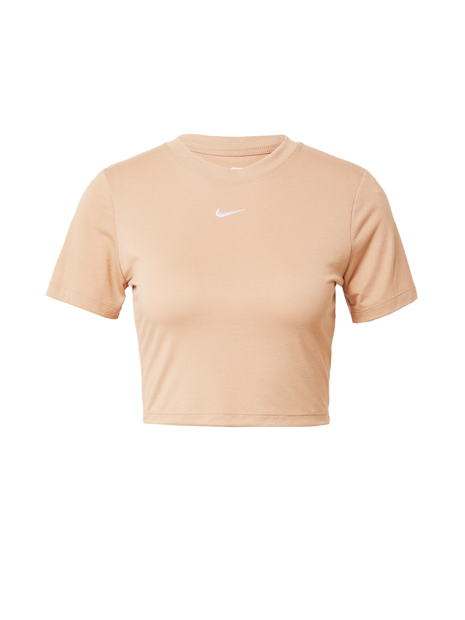 Nike Sportswear Tricou 'Essential' bej / alb - Pled.ro