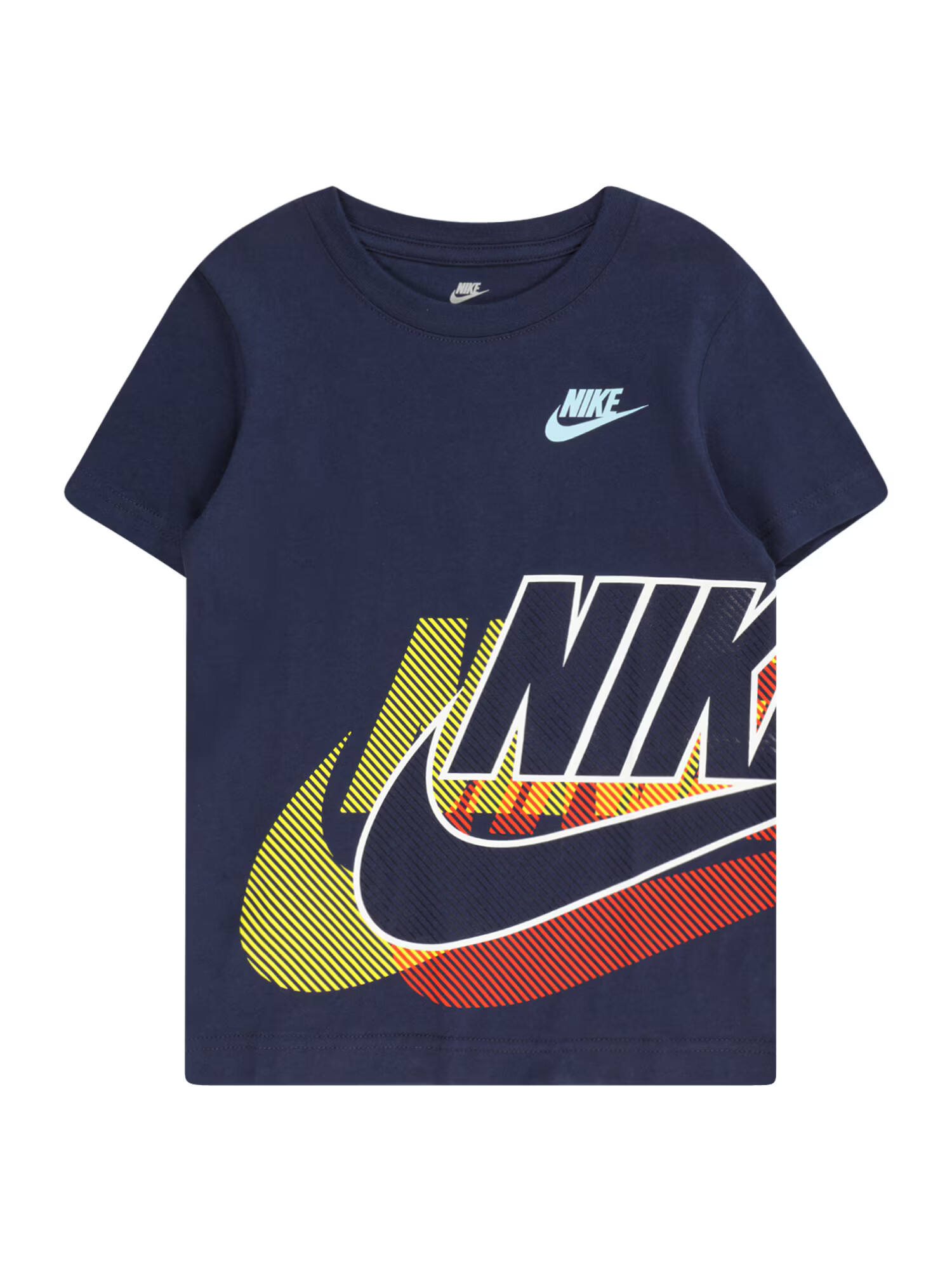 Nike Sportswear Tricou bleumarin / galben / roșu / alb - Pled.ro