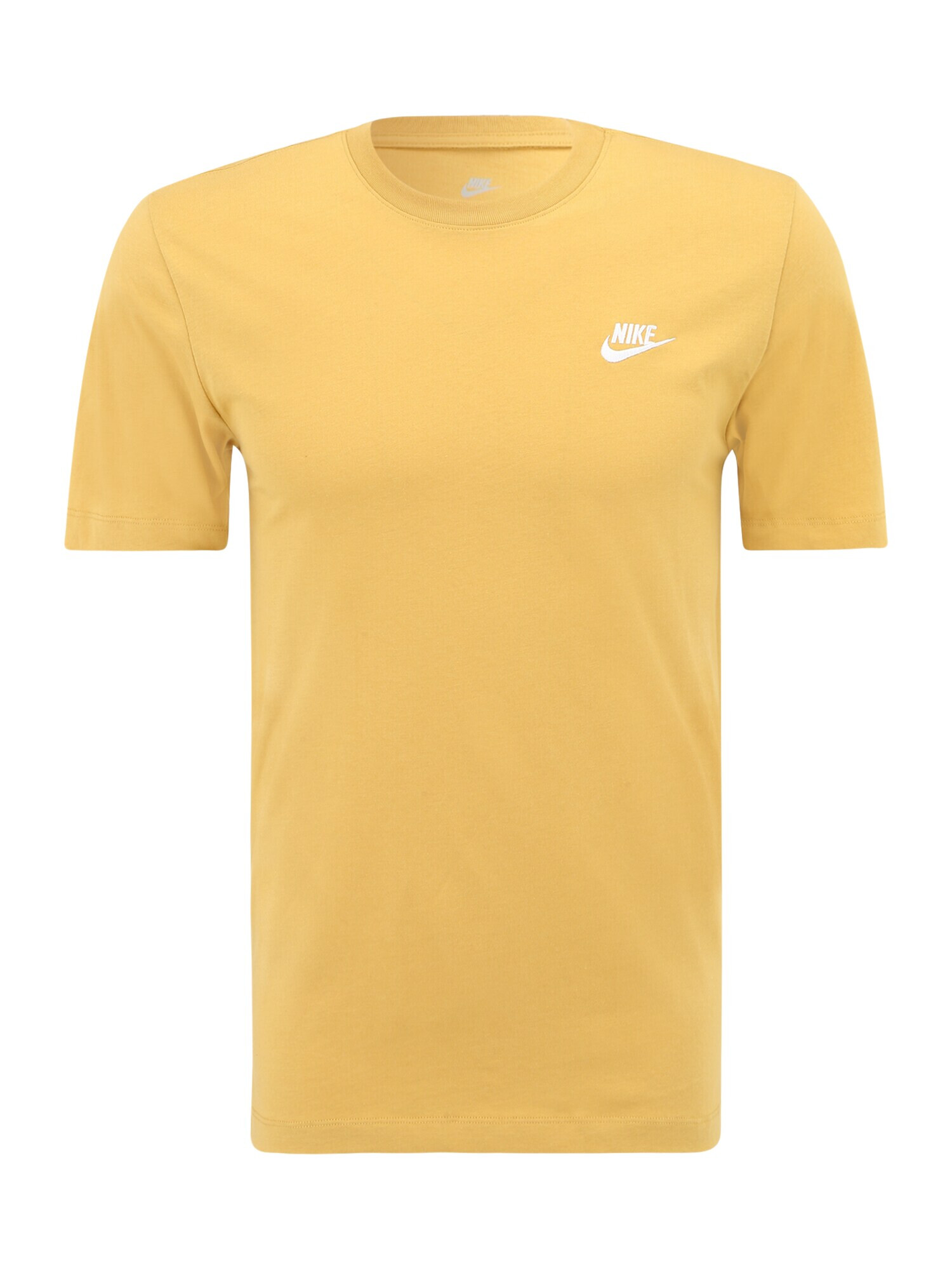 NIKE Tricou 'Club' galben auriu / alb - Pled.ro