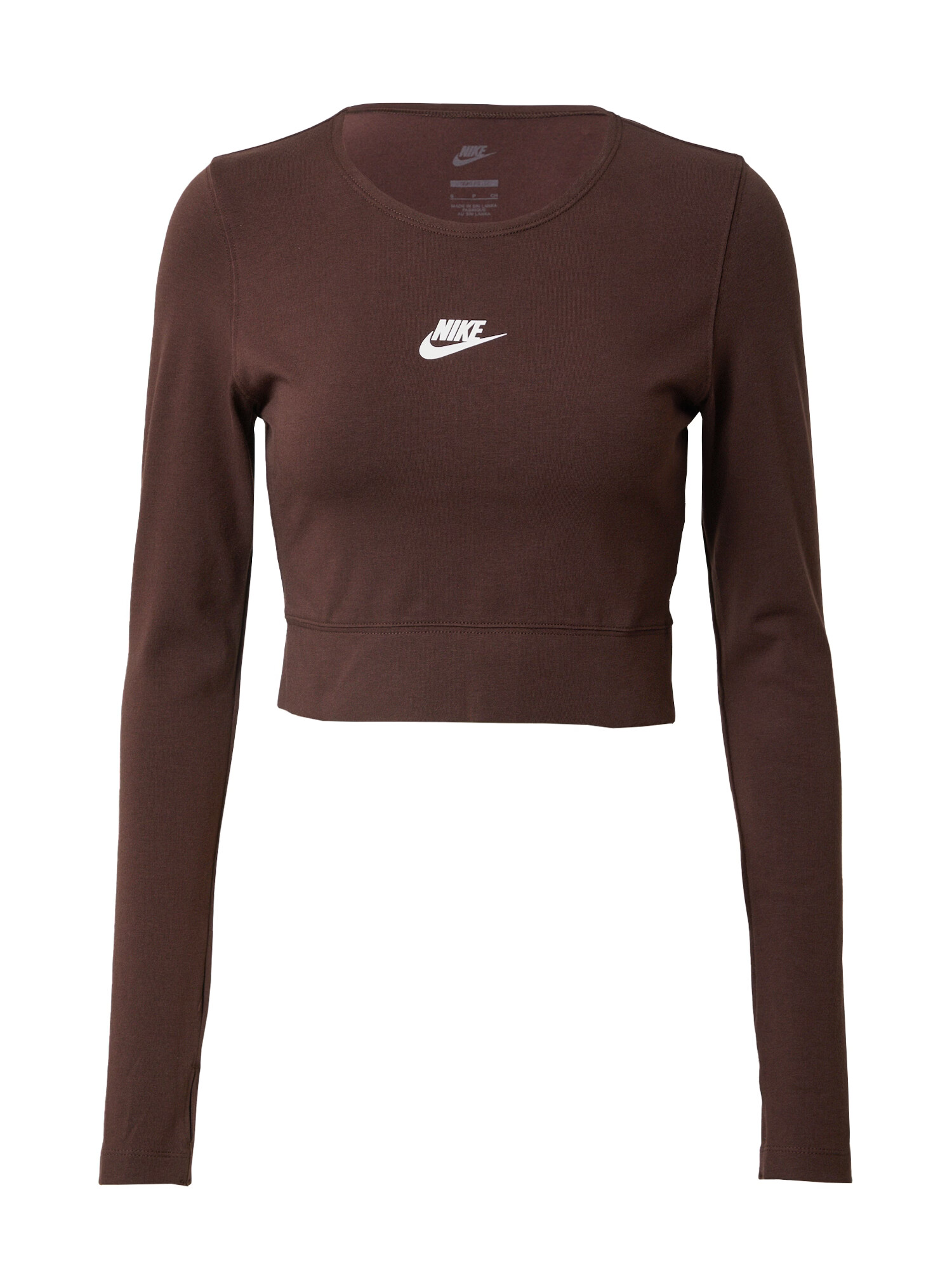 Nike Sportswear Tricou 'Emea' maro / alb - Pled.ro