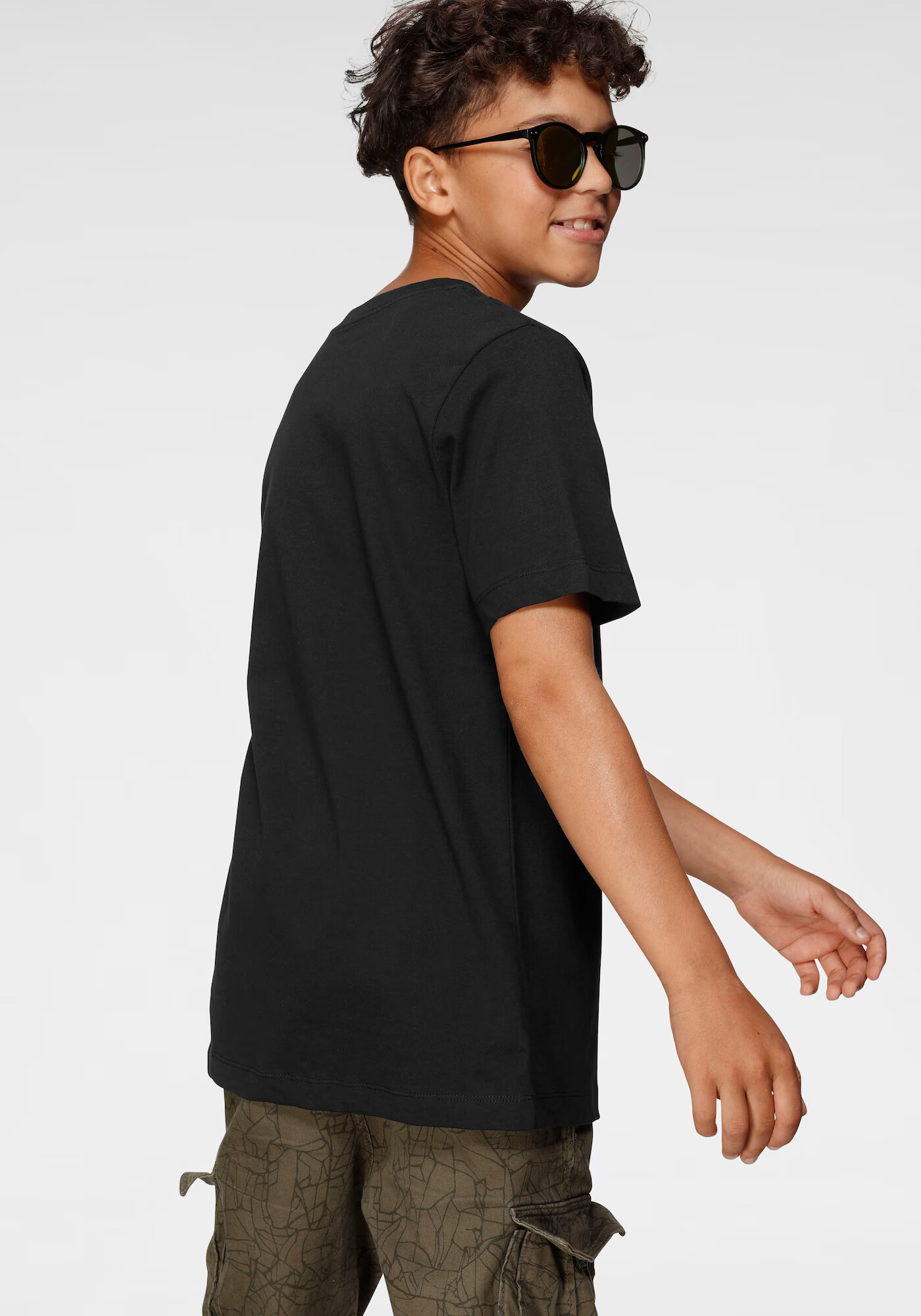 Nike Sportswear Tricou 'Futura' negru / alb - Pled.ro