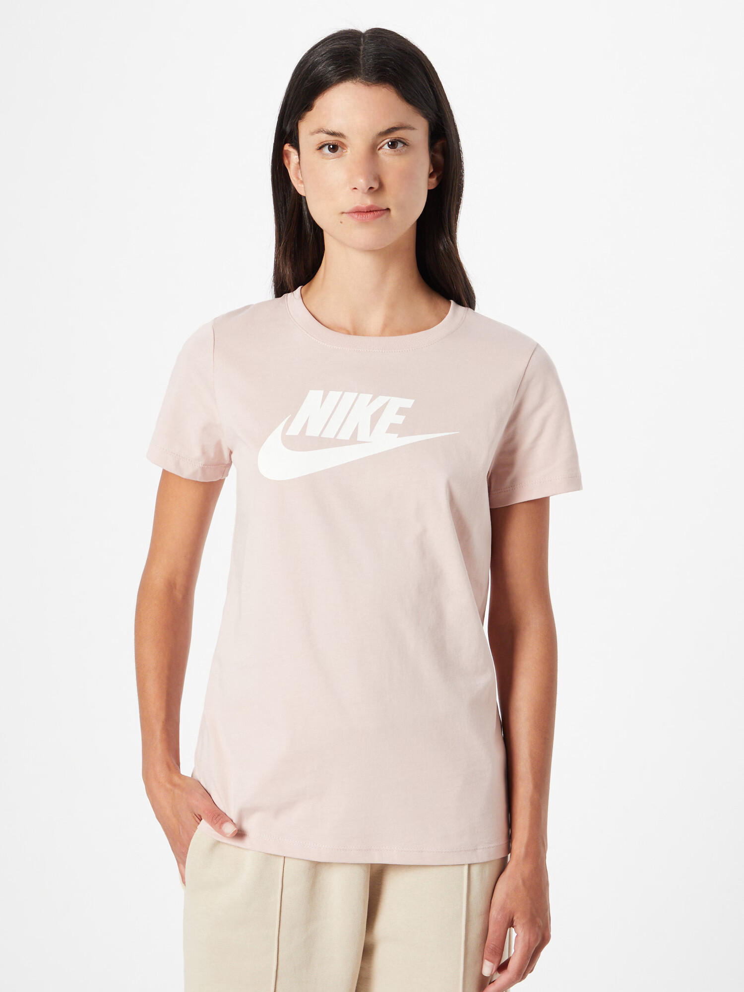 Nike Sportswear Tricou 'FUTURA' roz pudră / alb - Pled.ro