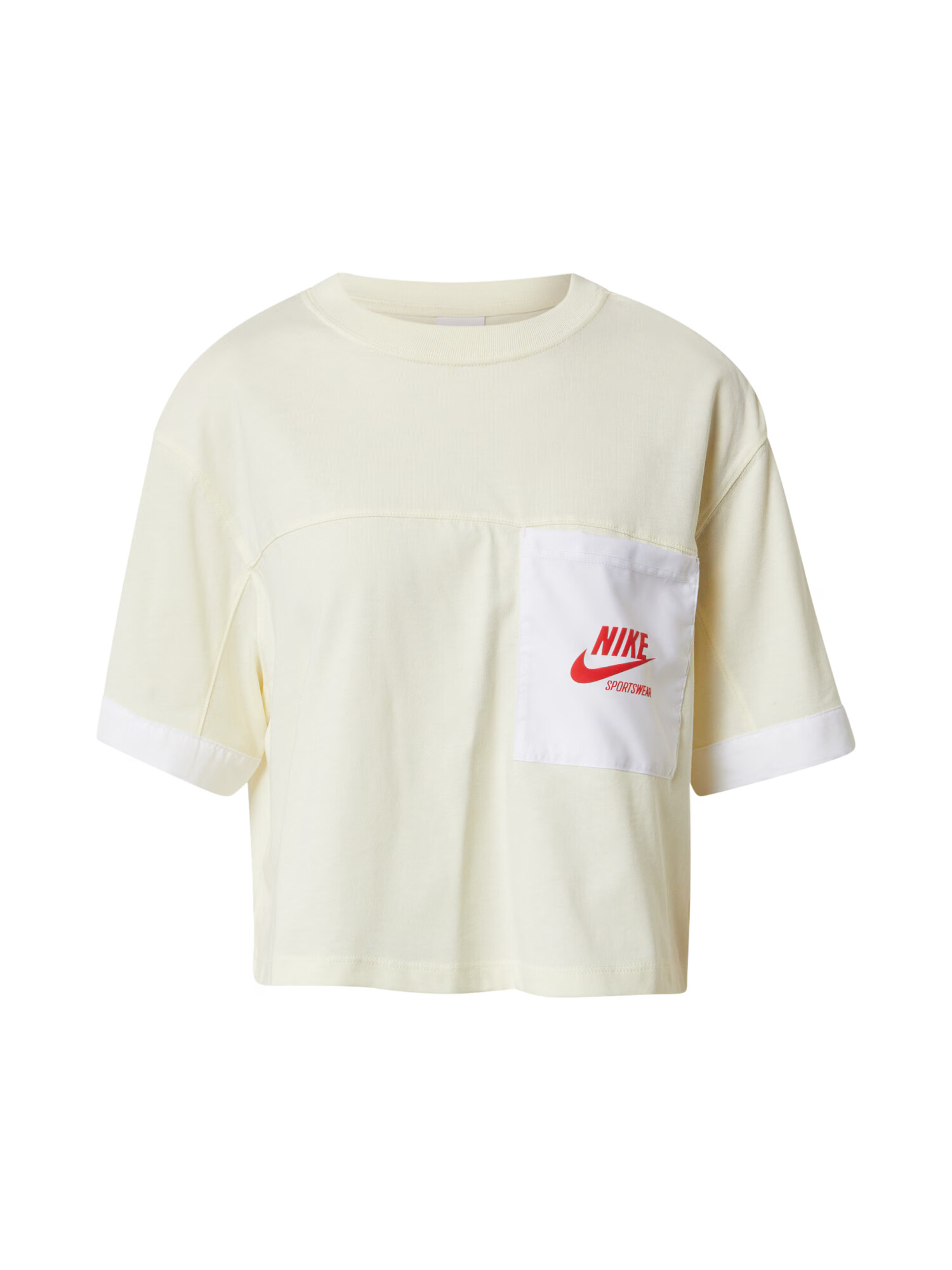 Nike Sportswear Tricou galben pastel / roși aprins / alb - Pled.ro