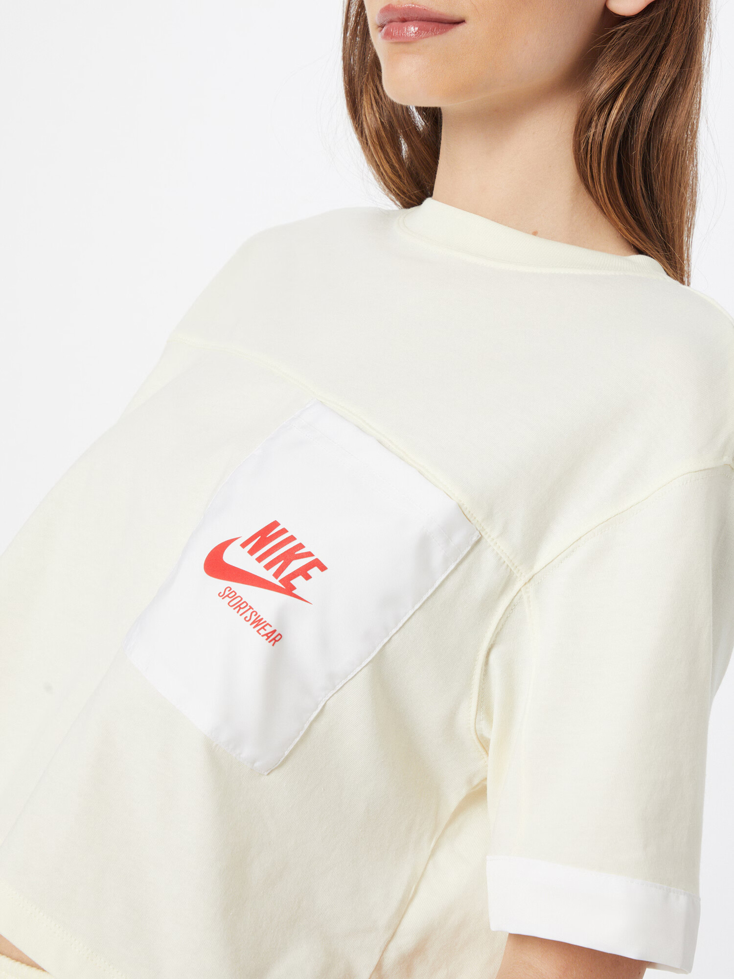 Nike Sportswear Tricou galben pastel / roși aprins / alb - Pled.ro