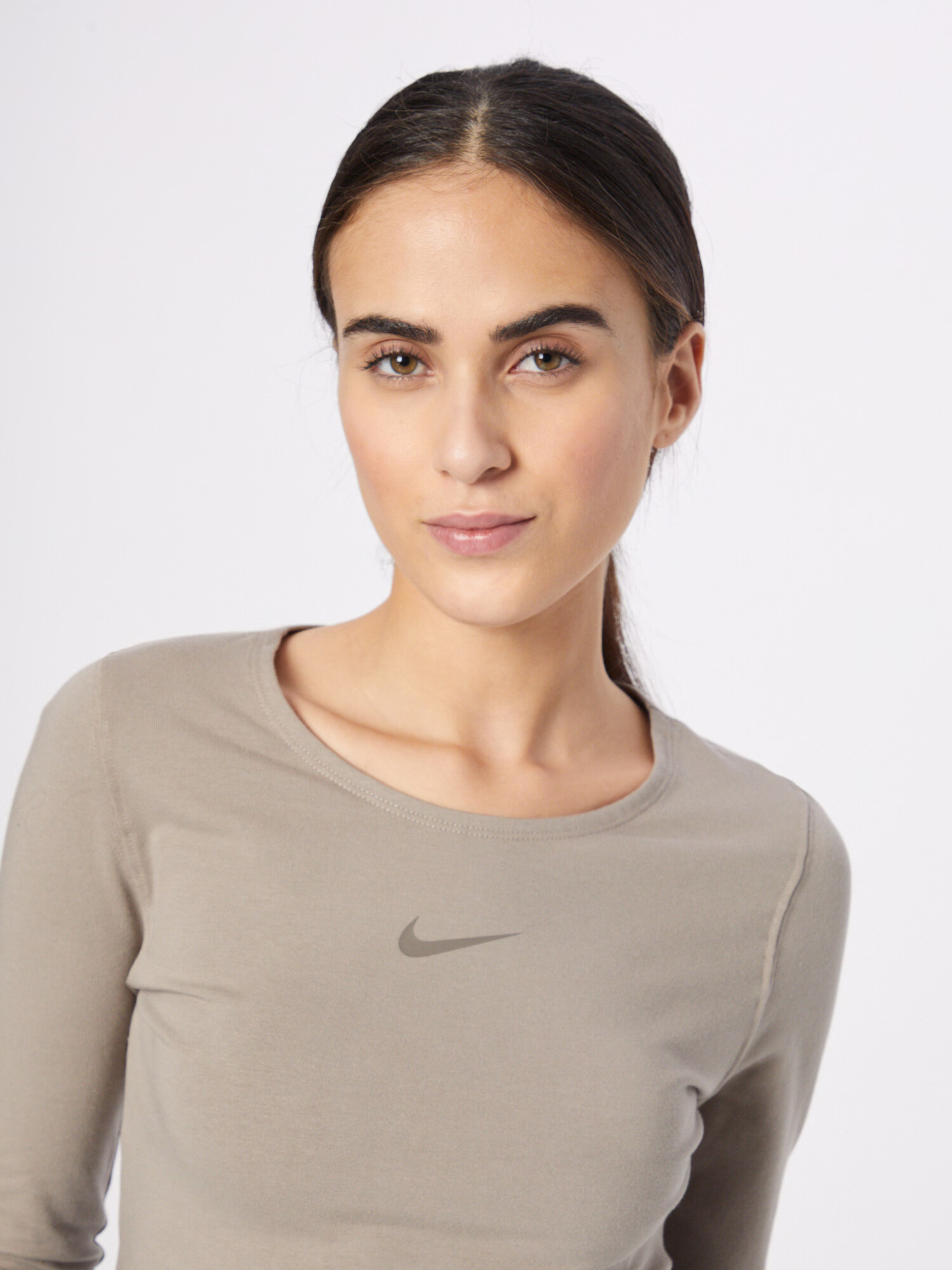 Nike Sportswear Tricou grej / negru / alb - Pled.ro