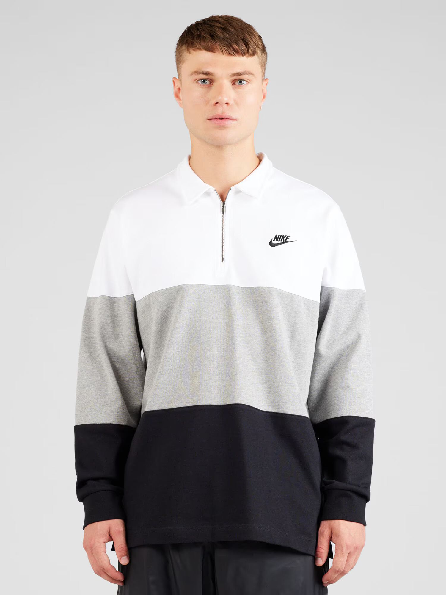 Nike Sportswear Tricou gri amestecat / negru / alb - Pled.ro