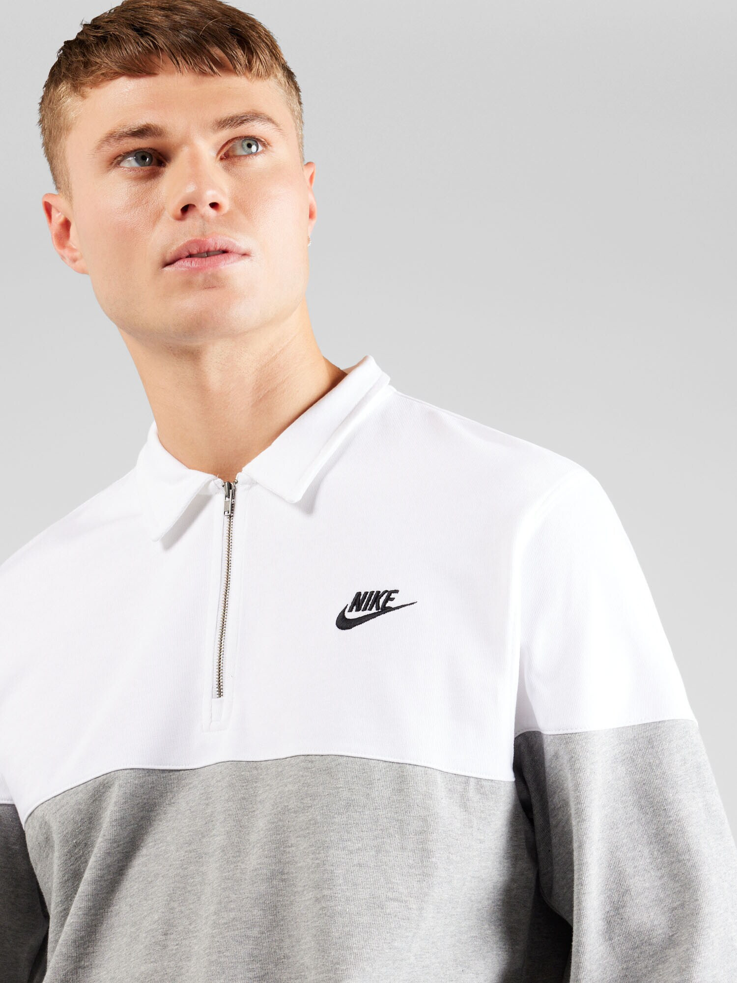 Nike Sportswear Tricou gri amestecat / negru / alb - Pled.ro