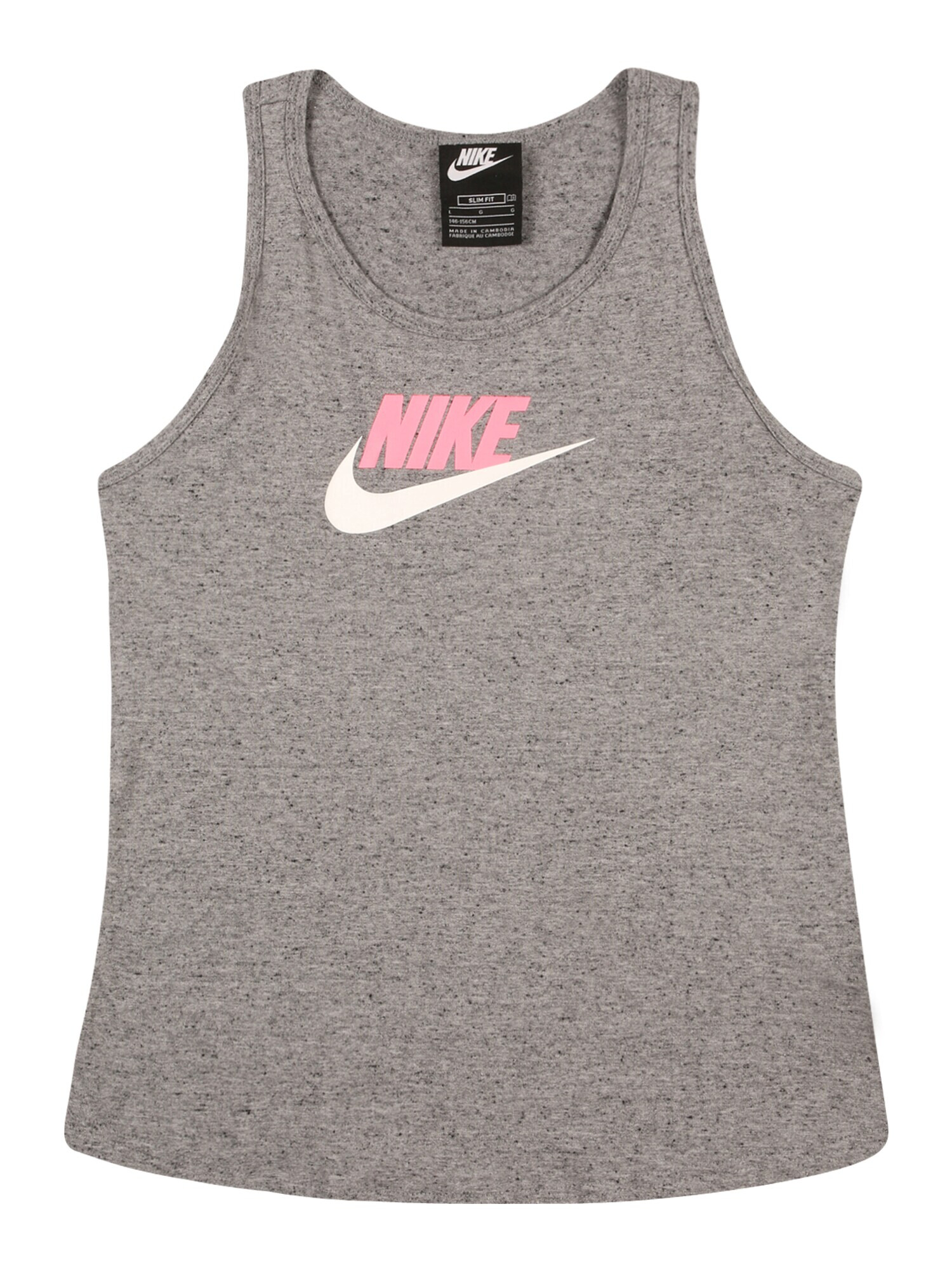 Nike Sportswear Tricou gri amestecat / roz deschis / alb - Pled.ro