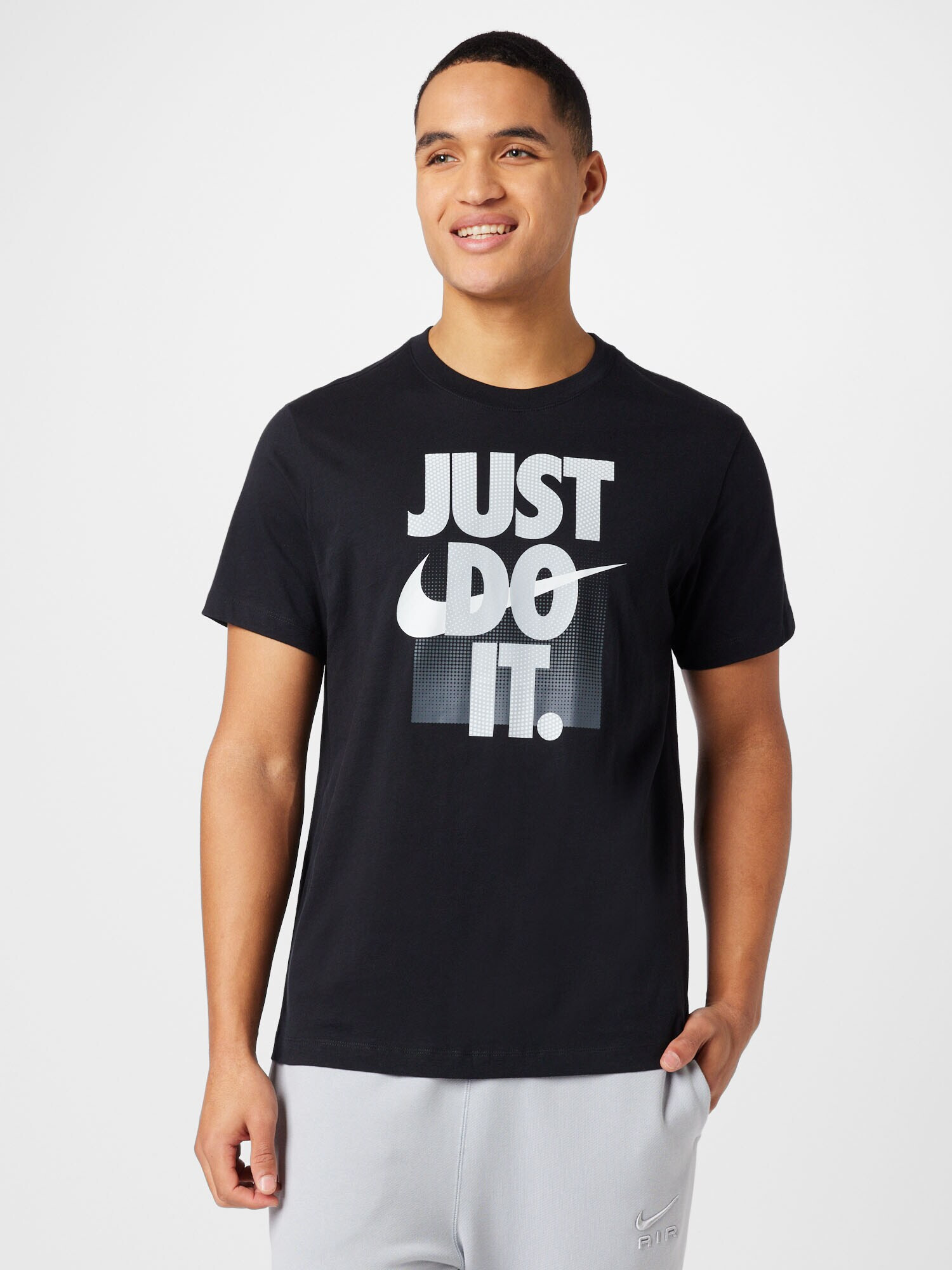 Nike Sportswear Tricou gri deschis / gri închis / negru - Pled.ro